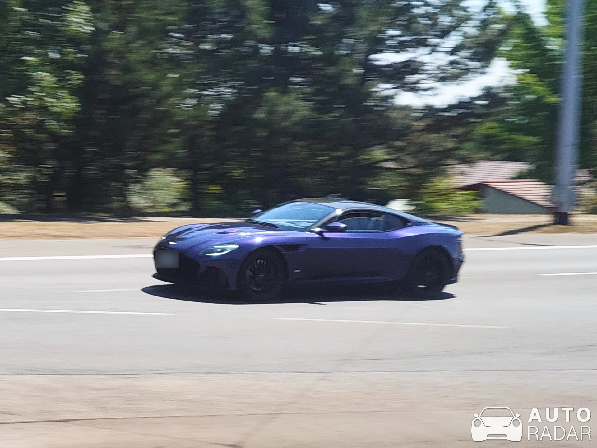 Aston Martin DBS Superleggera spotted in Prostějov