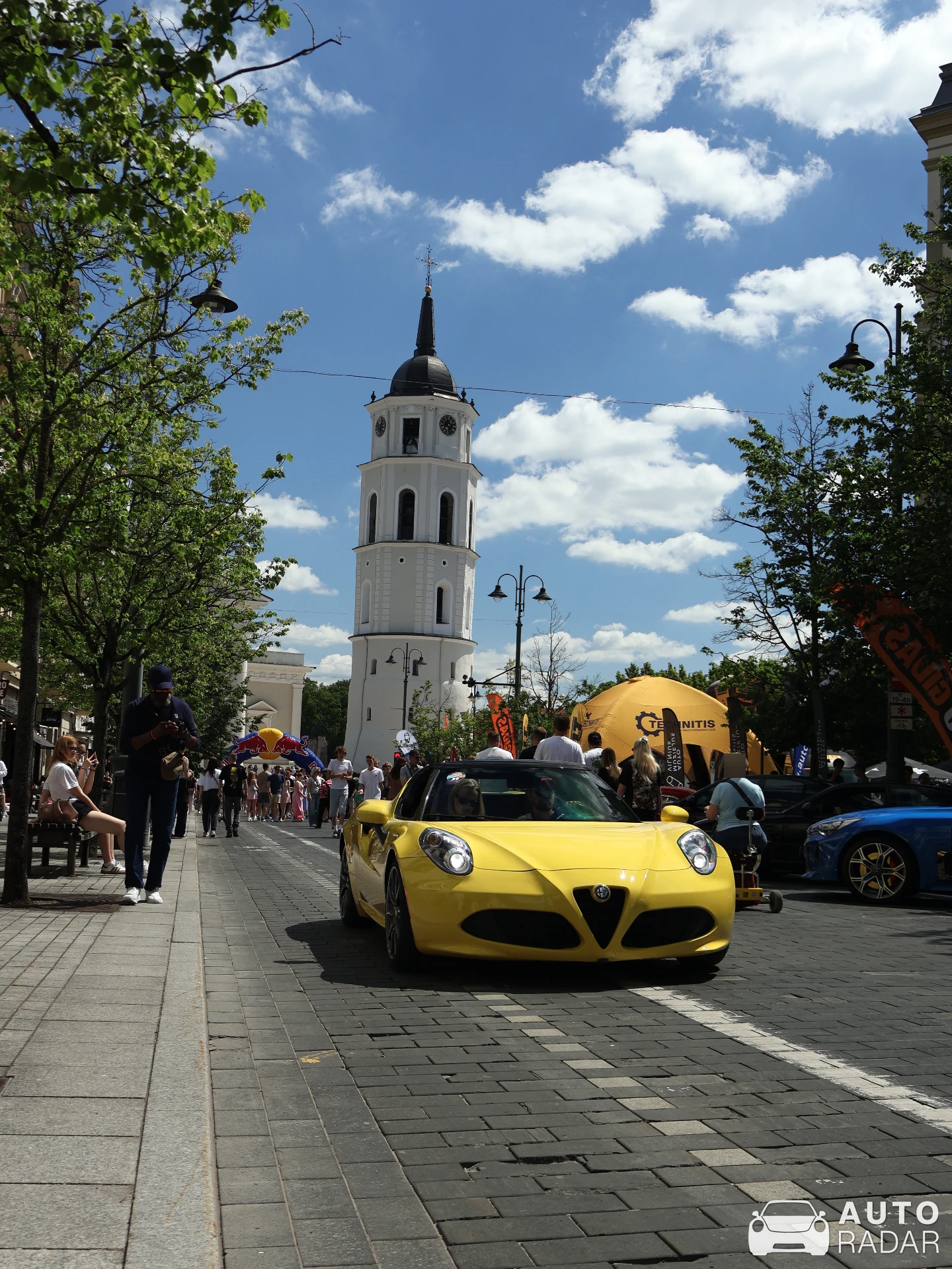 Alfa Romeo 4C Spider spotted in Vilnius