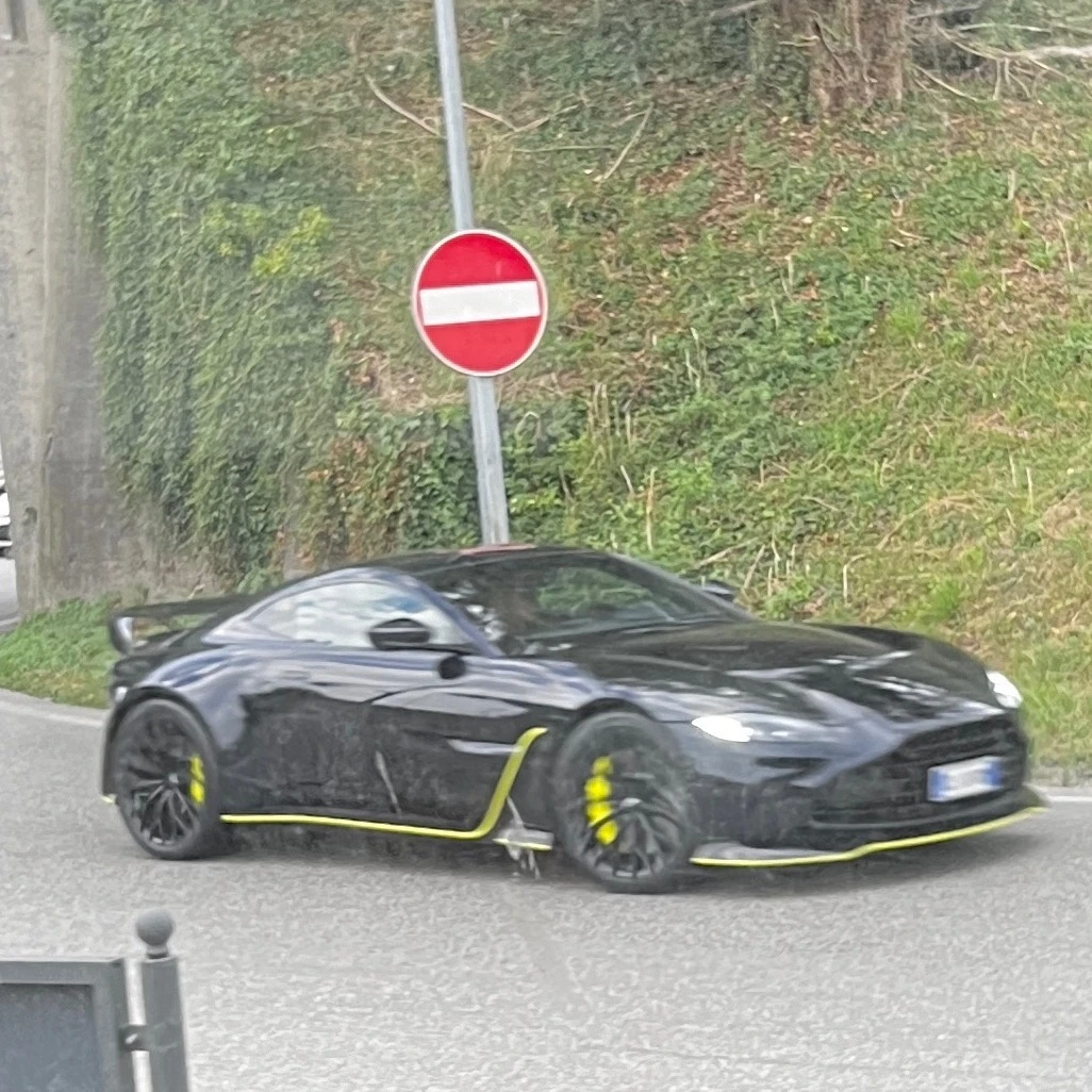 Aston Martin V12 Vantage spotted in Asti, Italy