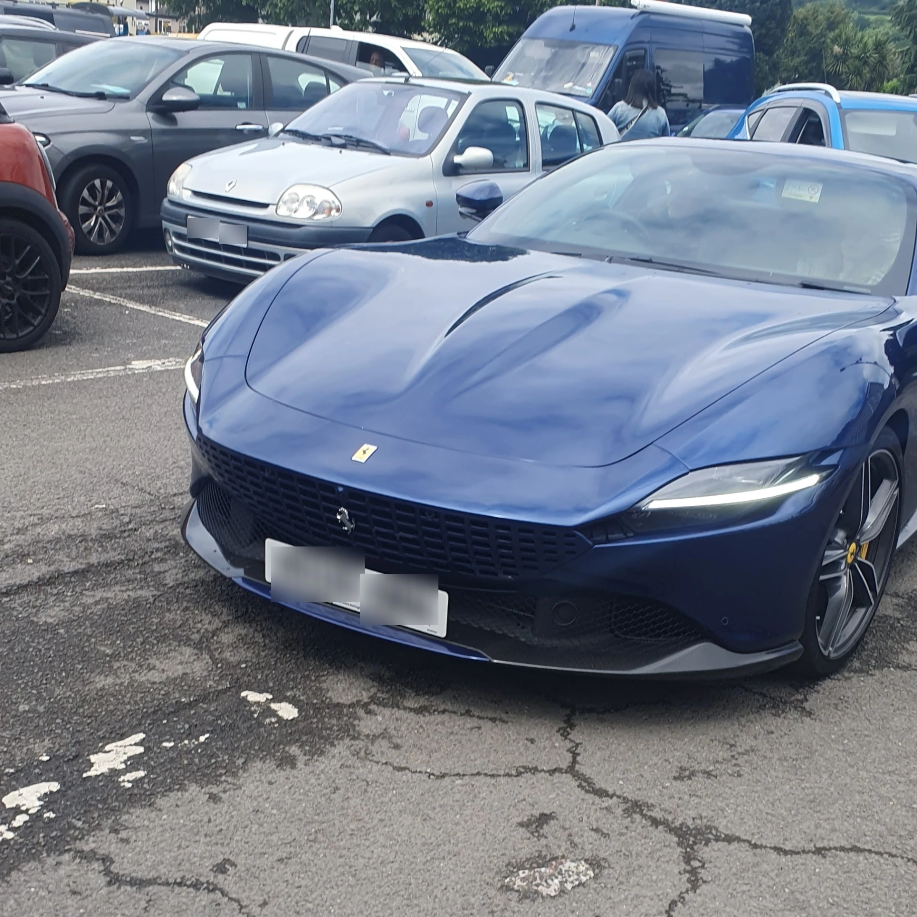 Ferrari Roma spotted in Abergavenny, United Kingdom