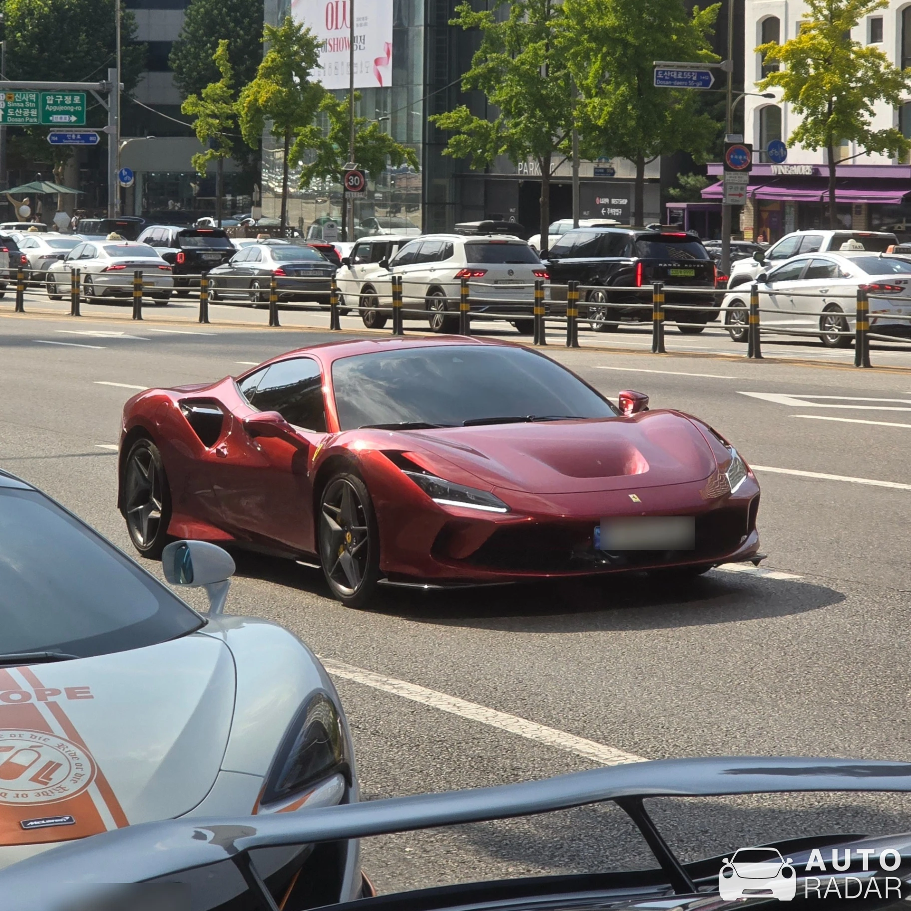 Ferrari F8 Tributo spotted in 강남구, 대한민국