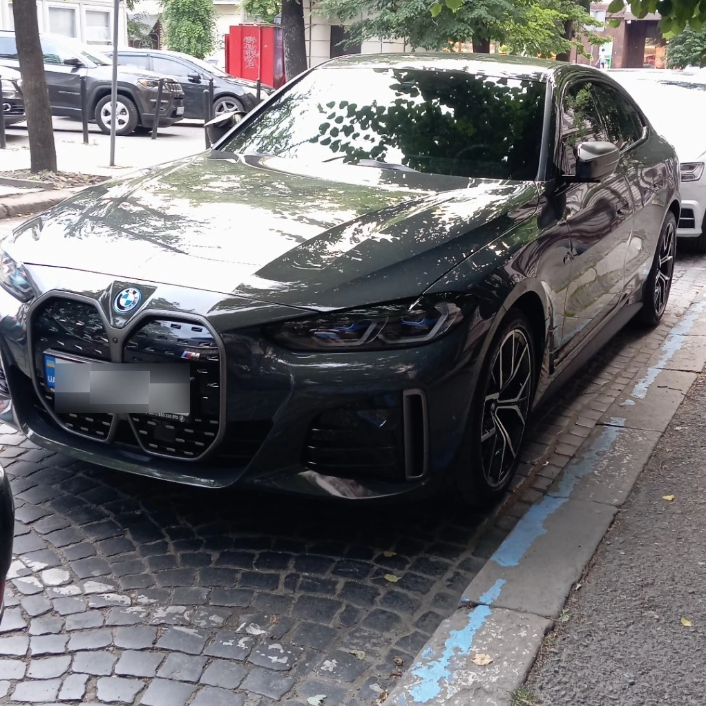 BMW I4 M50 spotted in Івано-Франківськ, Україна