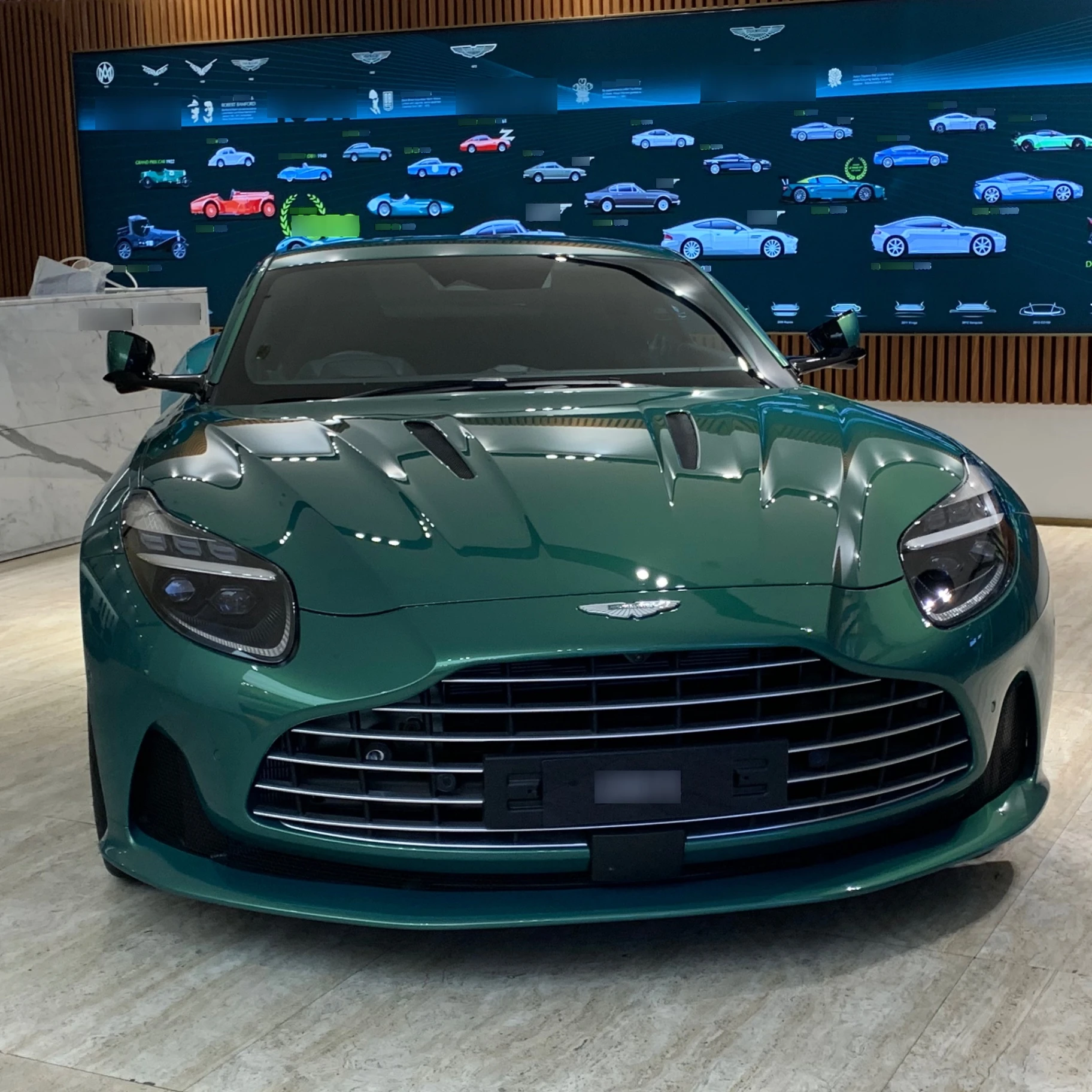 Aston Martin DB12 spotted in Pathum Wan, Thailand