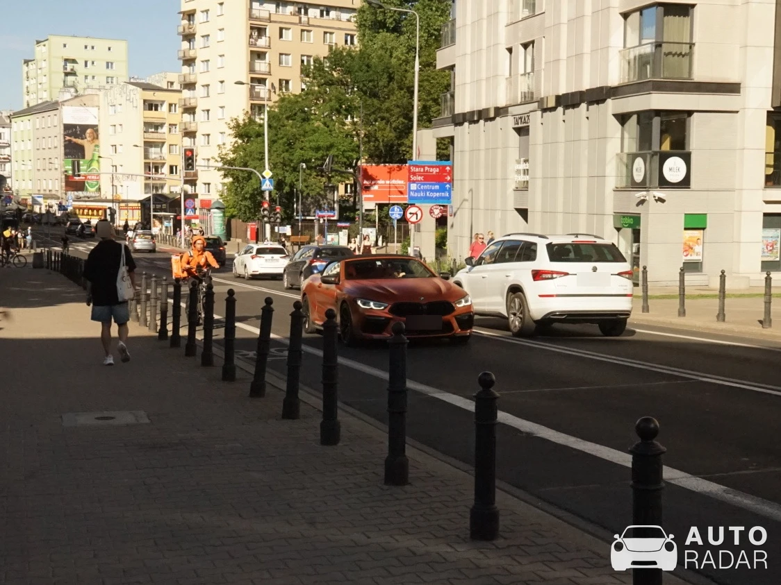 BMW M8 F91 Convertible Competition spotted in Varsova