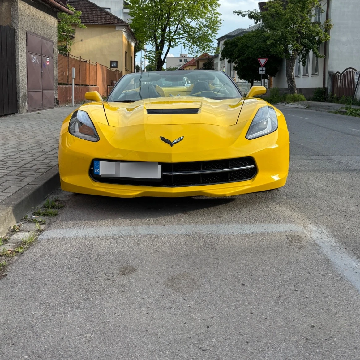 Chevrolet Corvette C7 Grand Sport Convertible spotted in Martin, Slovensko