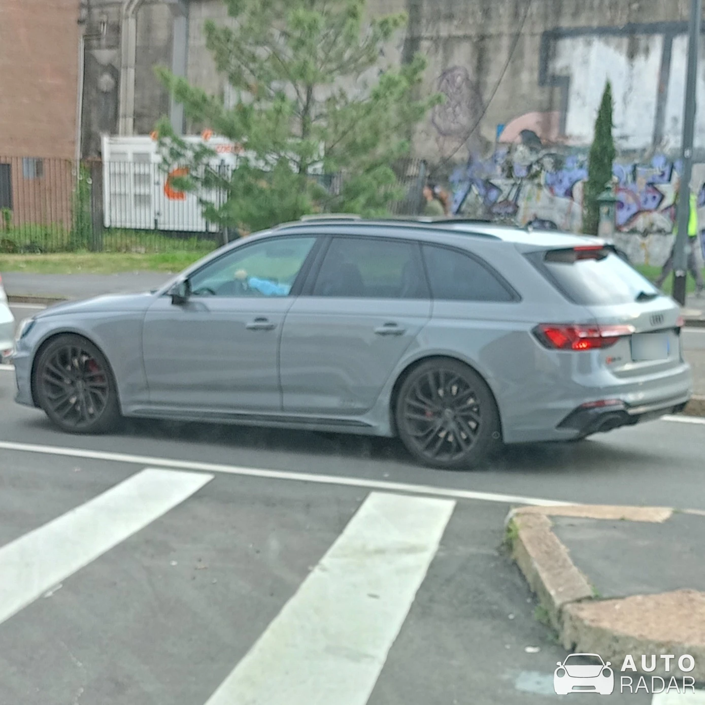 Audi RS4 Avant B9 spotted in Milan, Italy