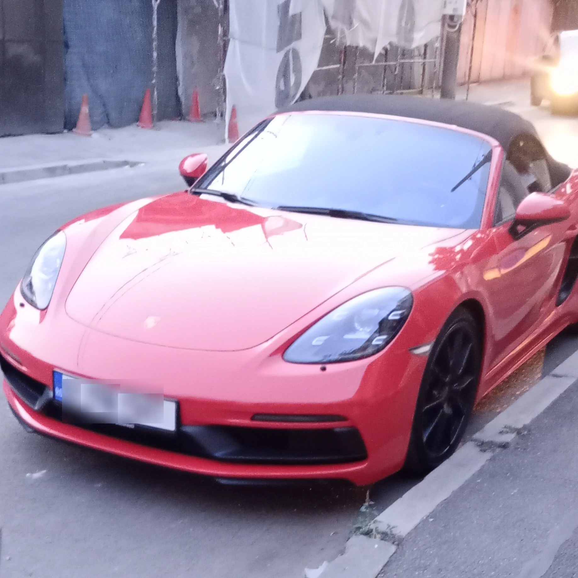 Porsche 718 Boxster spotted in Bucharest, Romania