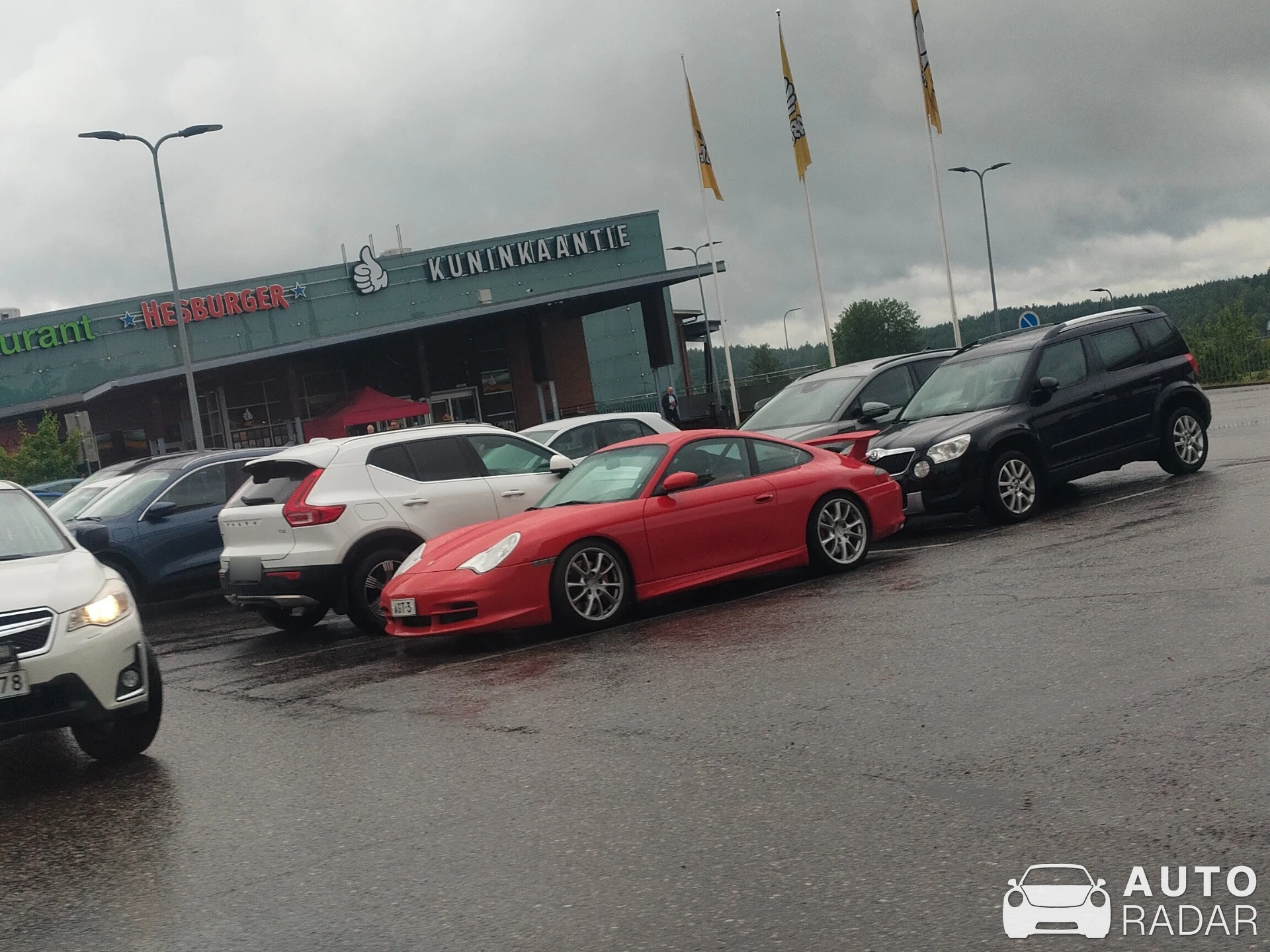 Porsche 996 GT3 spotted in Pernajan Vanhakylä