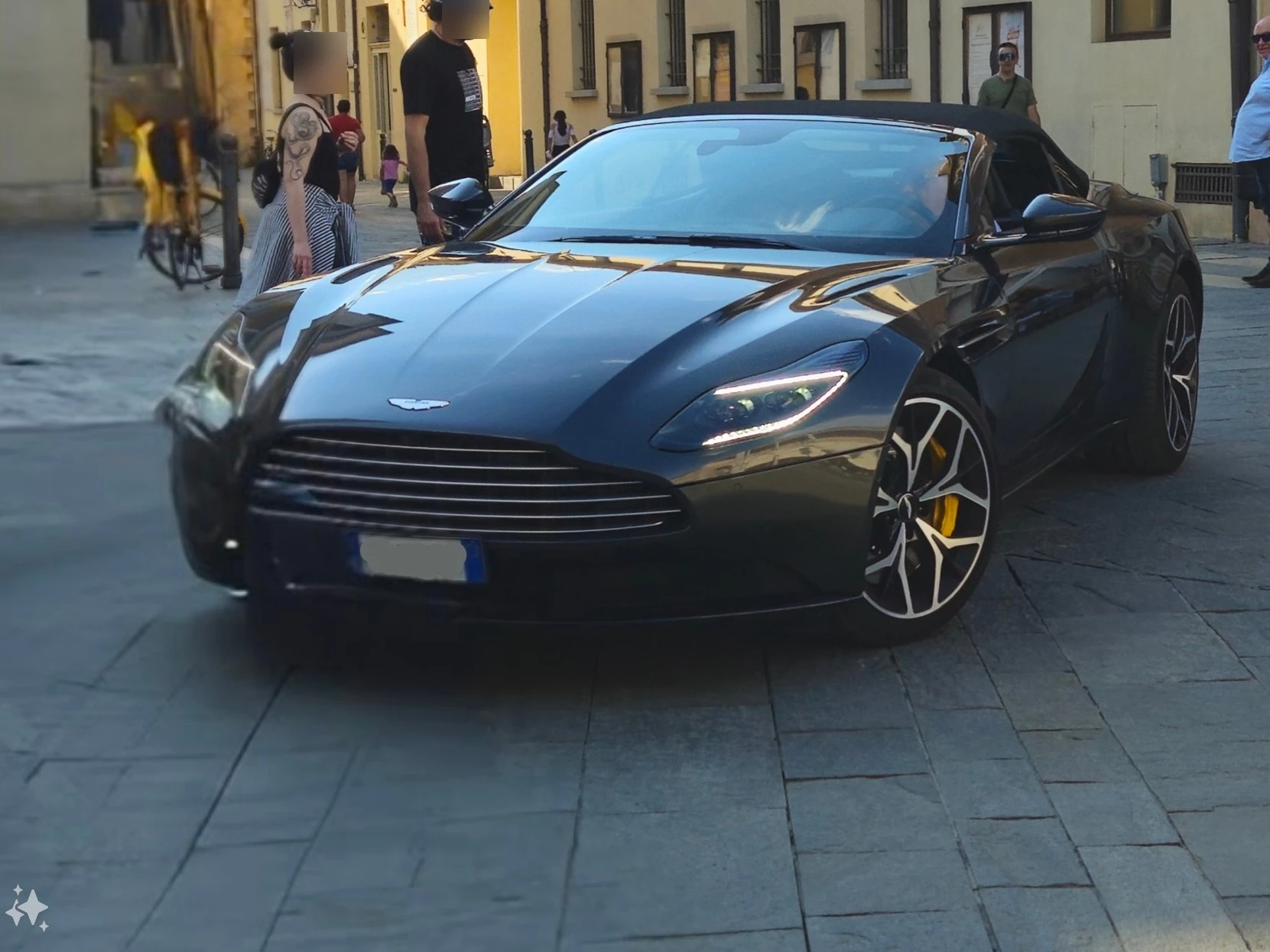 Aston Martin DB11 spotted in Faenza, Italia