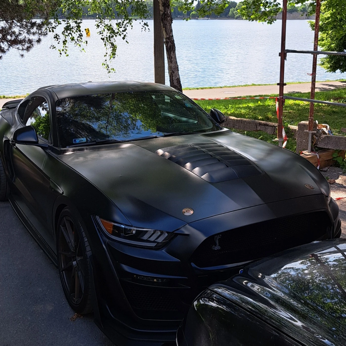 Ford Mustang(Shelby) Mustang spotted in Tata, Maďarsko