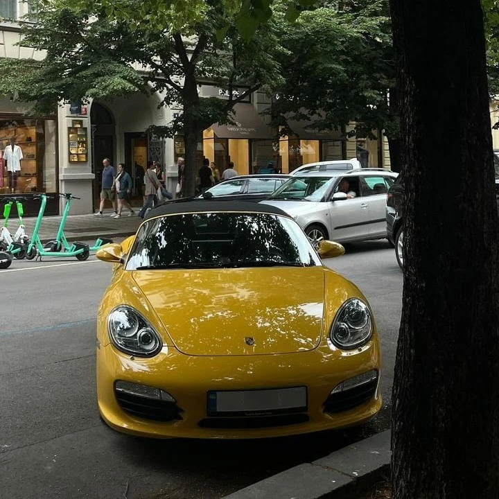 Porsche Boxster spotted in Praha 1, Czechia