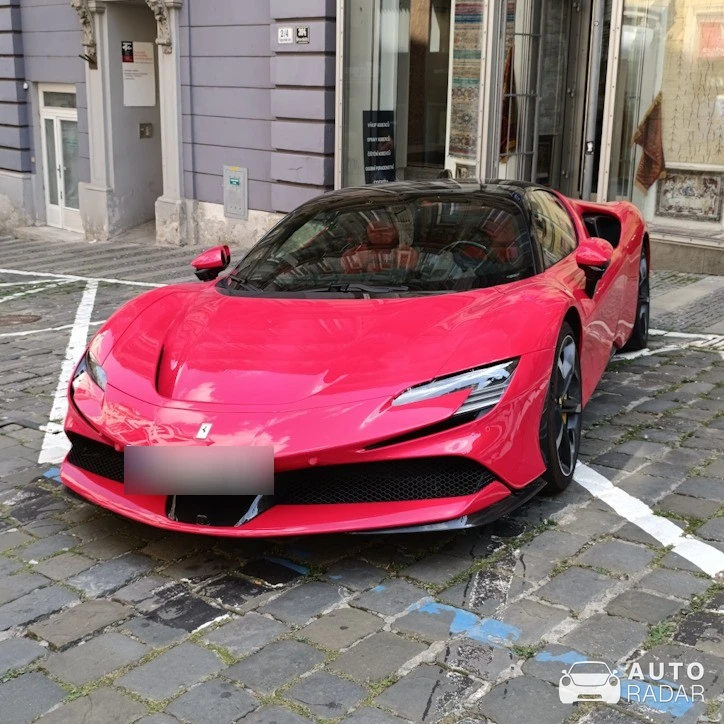 Ferrari SF90 Stradale spotted in Brno-střed, Czechia