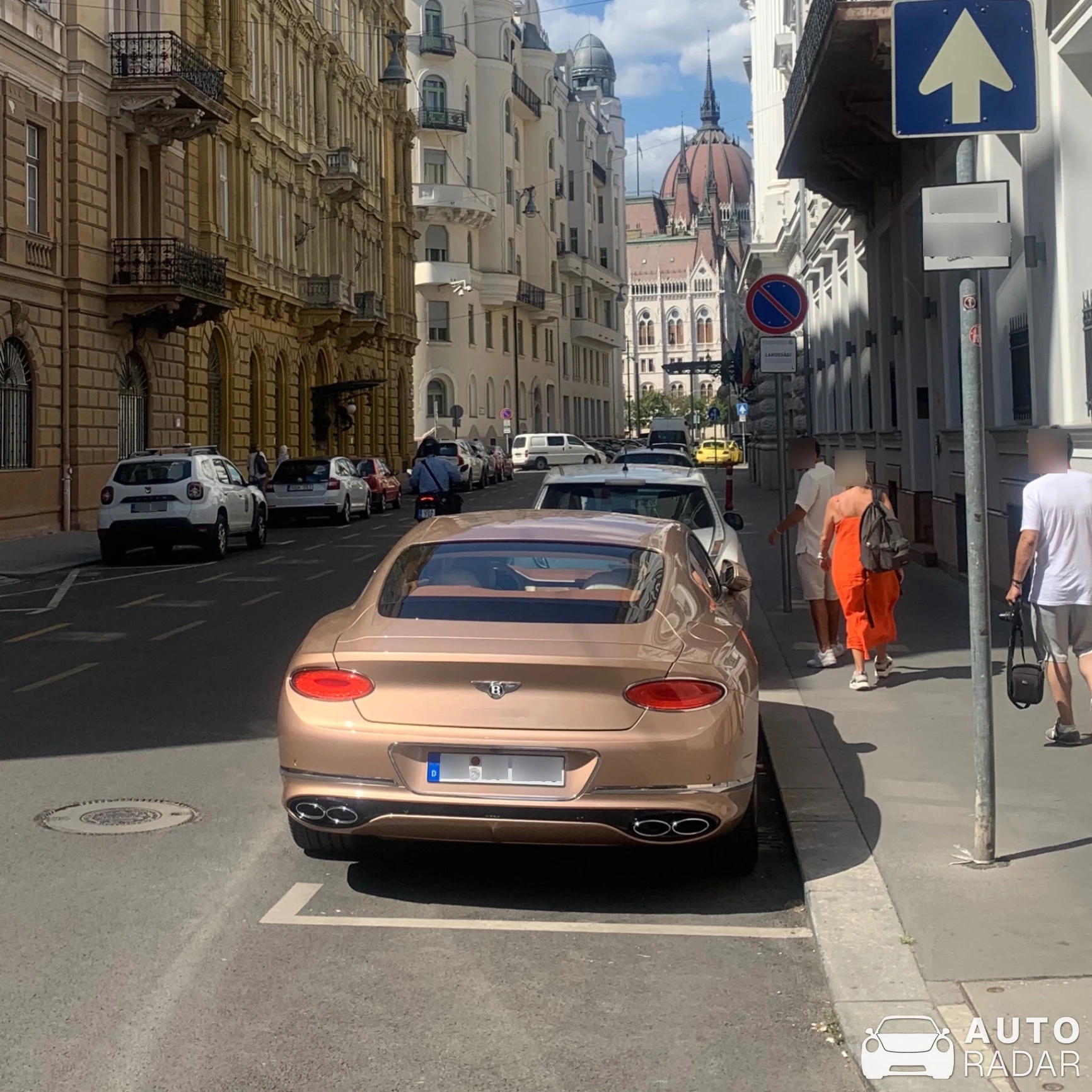 Bentley Continental GT spotted in Budapest, Hungary