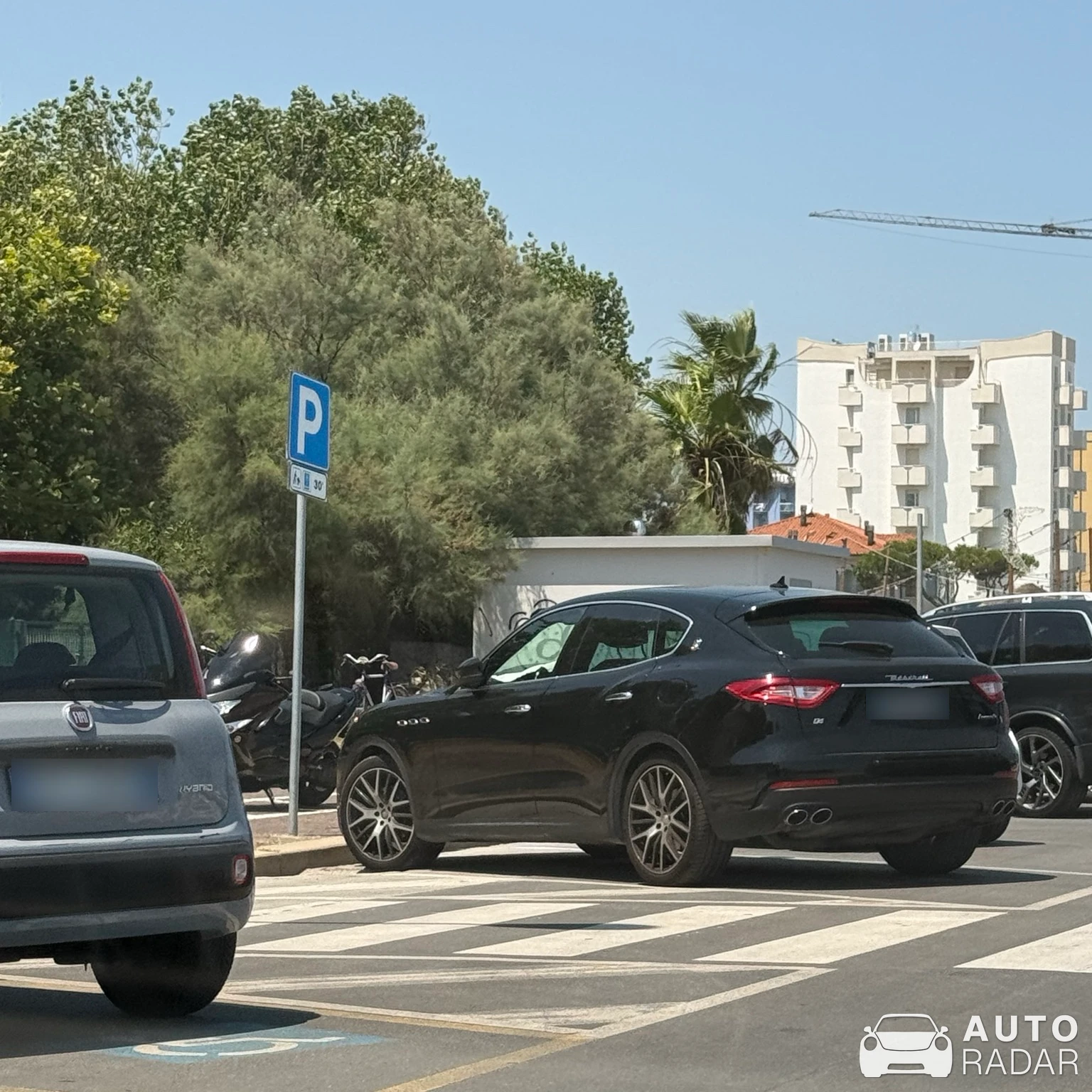 Maserati Levante spotted in Serravalle