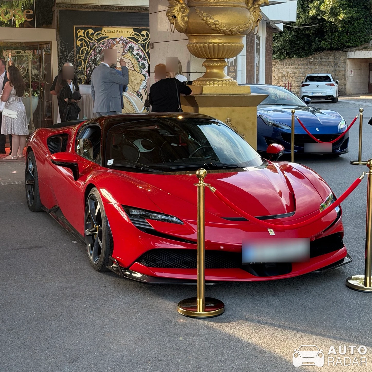 Ferrari SF90 Spider Assetto Fiorano spotted in Portorož