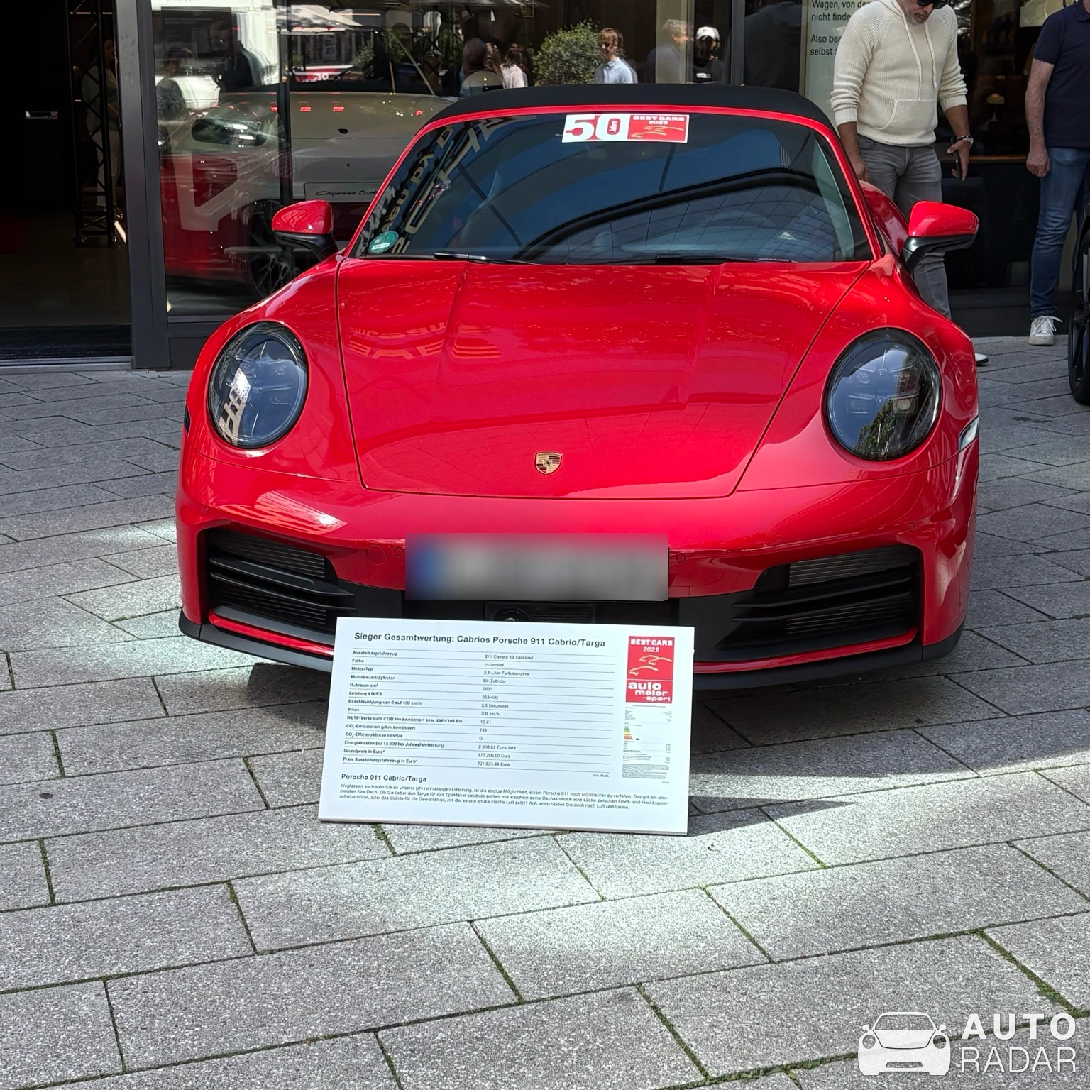 Porsche 992 Carrera 4S Cabriolet MkI spotted in Stuttgart