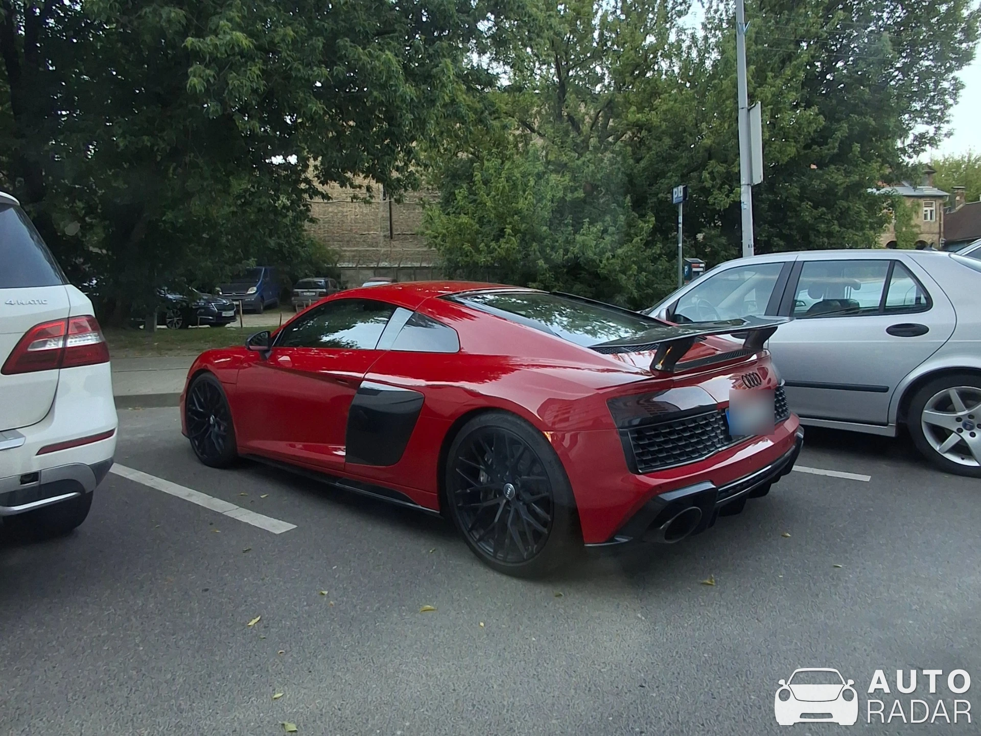 Audi R8 V10 Performance 2019 spotted in Vilnius