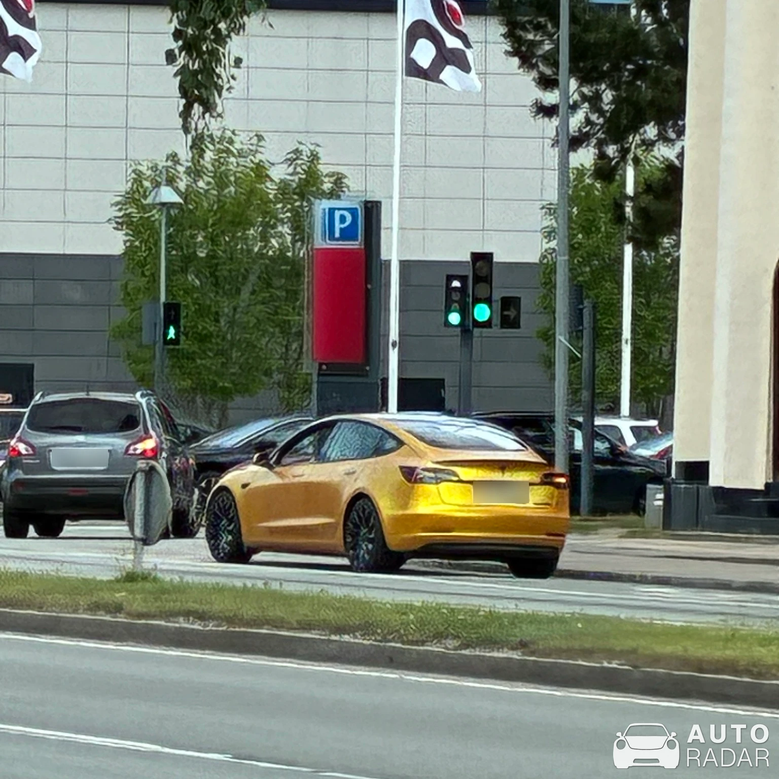 Tesla Model 3 spotted in Rødovre