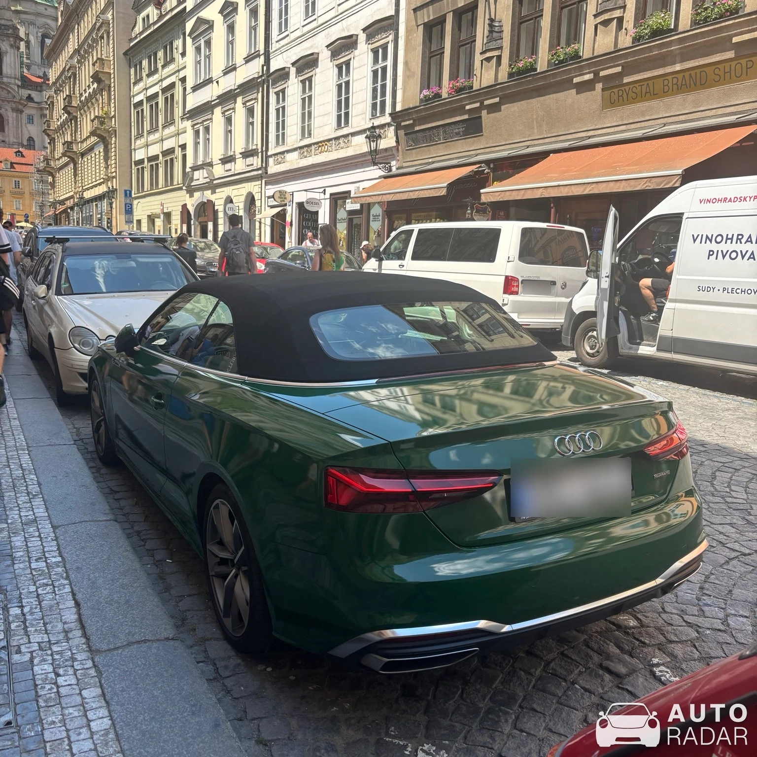 Audi S5 Cabriolet B9 spotted in Prague 1
