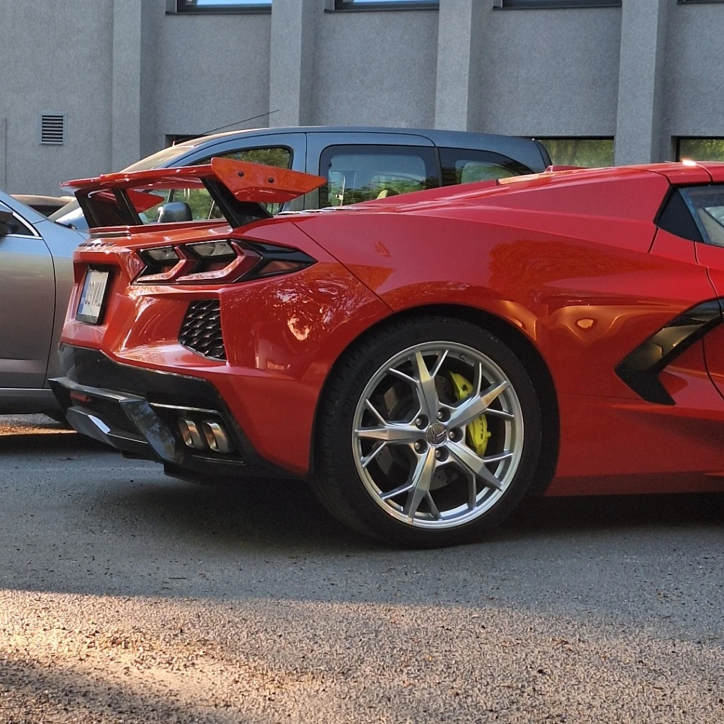 Chevrolet Corvette C8 spotted in Pärnu, Eesti