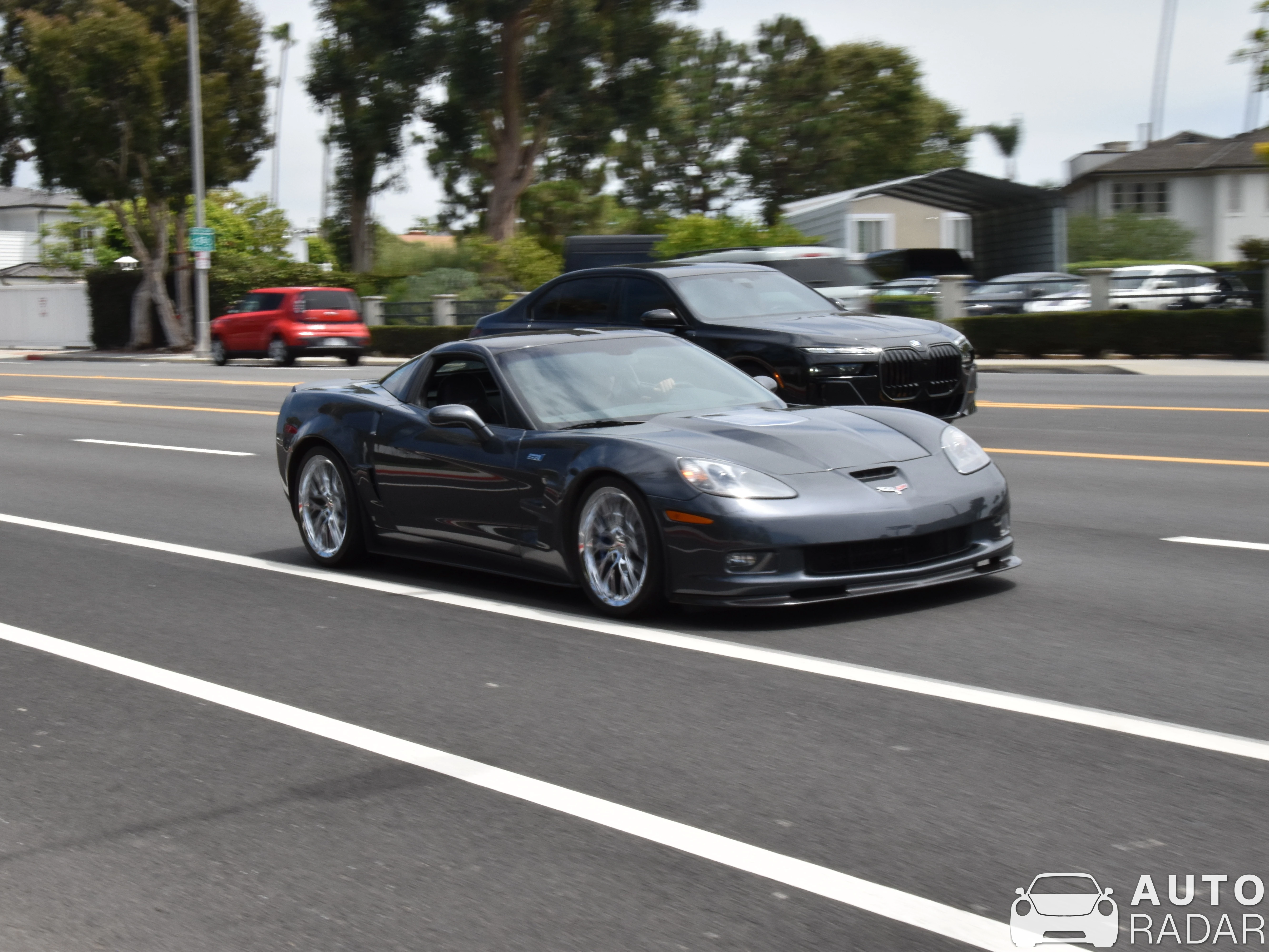 Chevrolet Corvette C6 ZR1 LG Motorsport spotted in Newport Beach