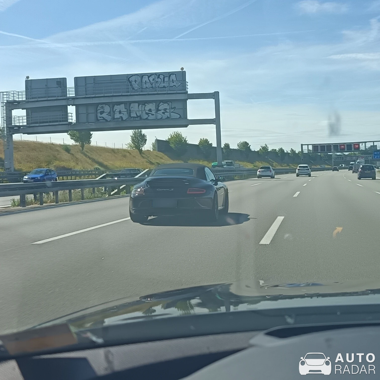 Porsche 997 Carrera S Cabriolet spotted in Unterföhring