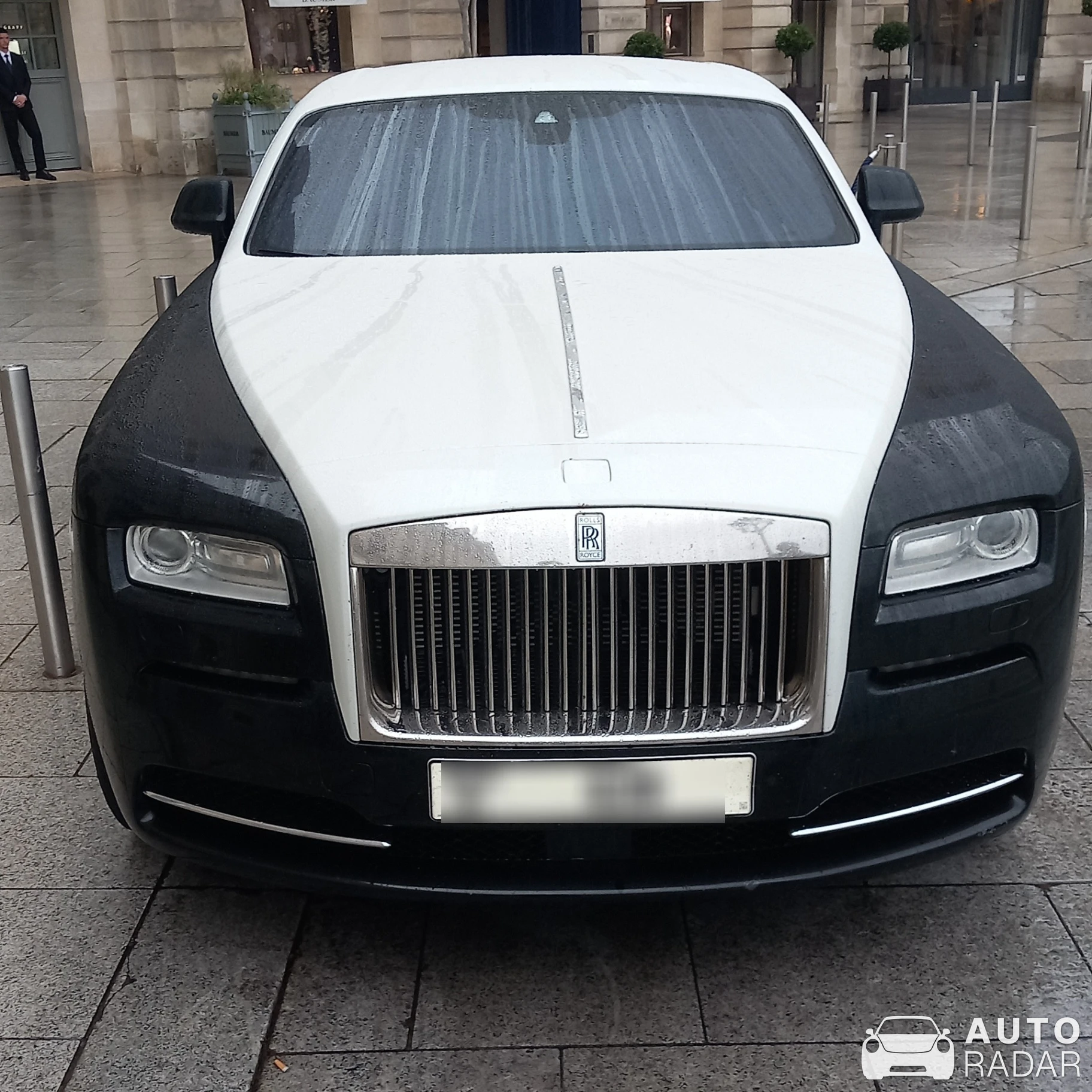 Rolls-Royce Wraith spotted in Paris, France