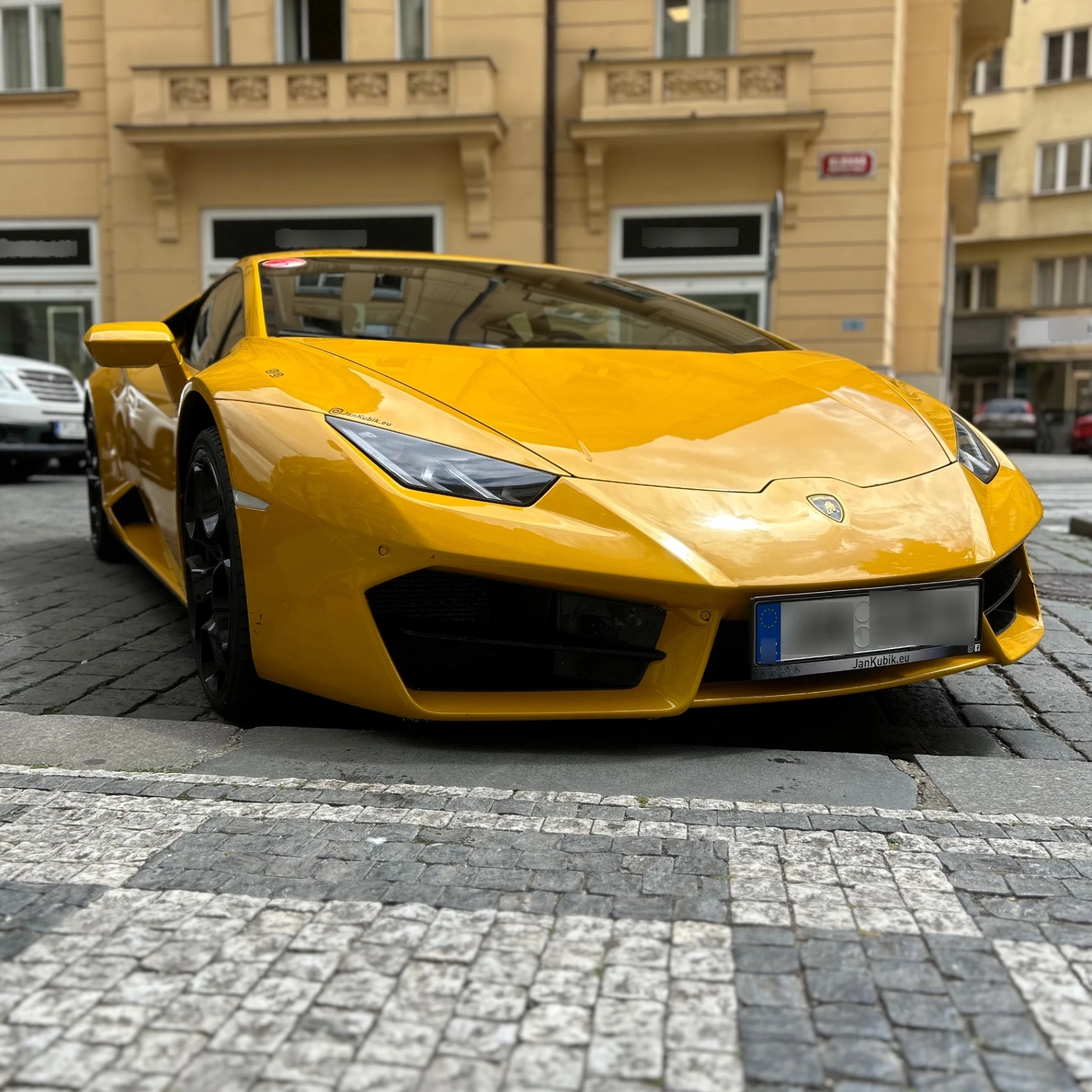 Lamborghini Huracán LP580-2 spotted in Prague, Czechia