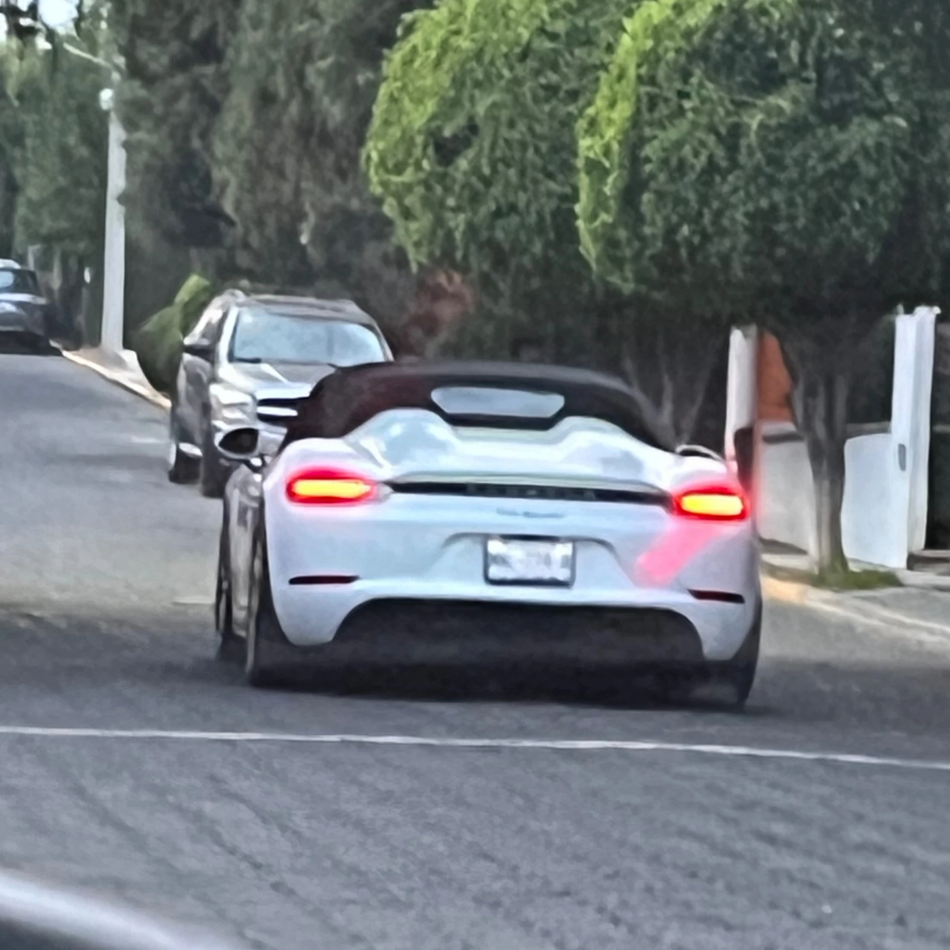 Porsche 718 Spyder spotted in Ciudad López Mateos, Mexico