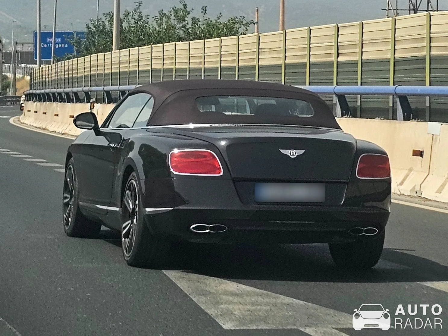 Bentley Continental GTC spotted in Murcia