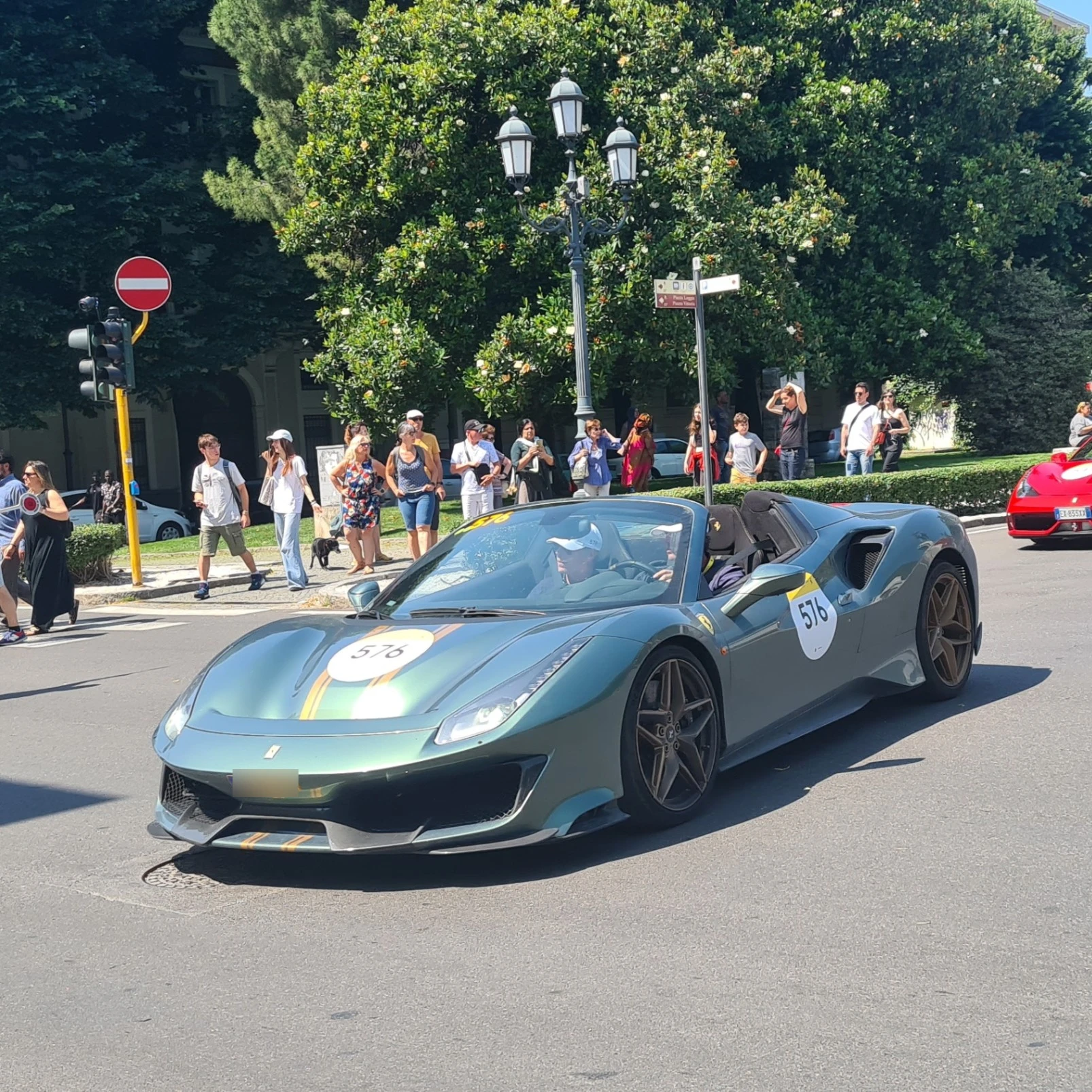 Ferrari 488 Pista Spider spotted in Brescia, Italy