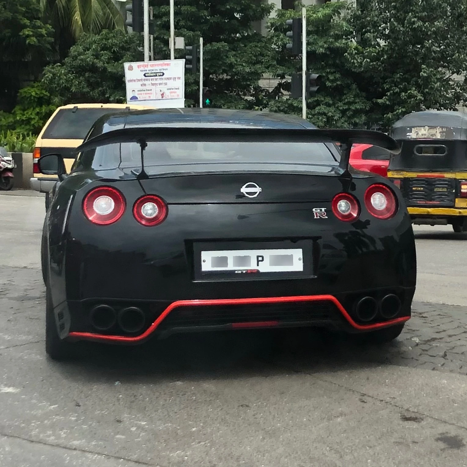 Nissan GT-R R35 spotted in Mumbai, India