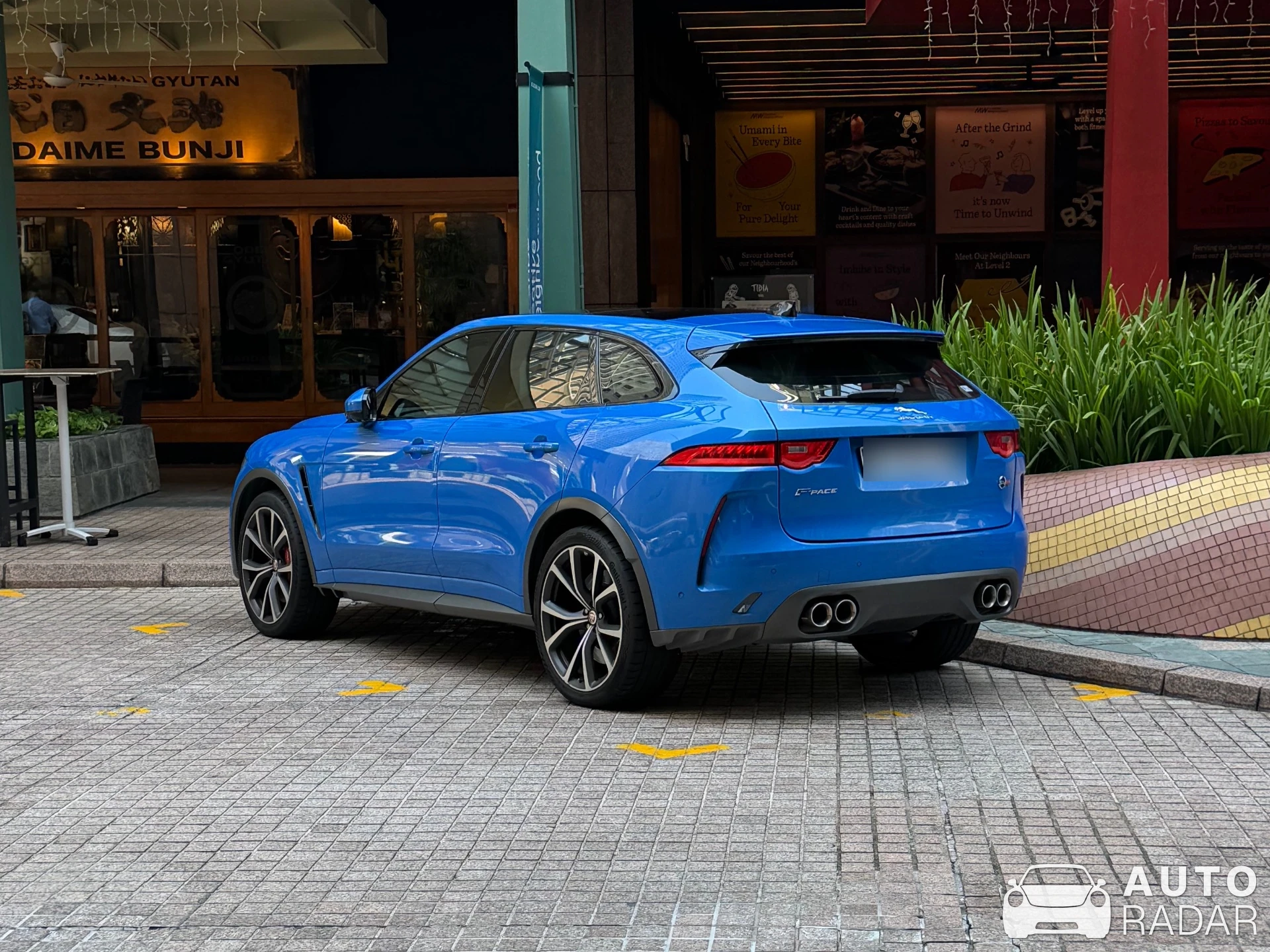 Jaguar F-PACE SVR spotted in Singapore