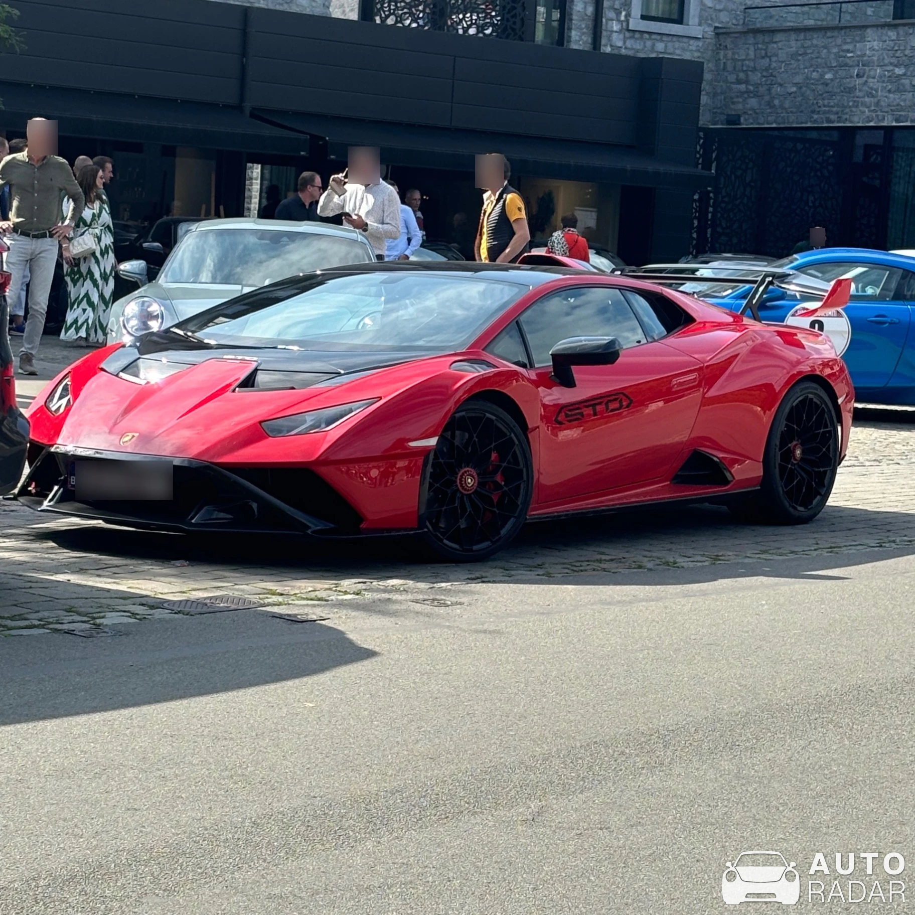 Lamborghini Huracán STO spotted in Durbuy, Belgium
