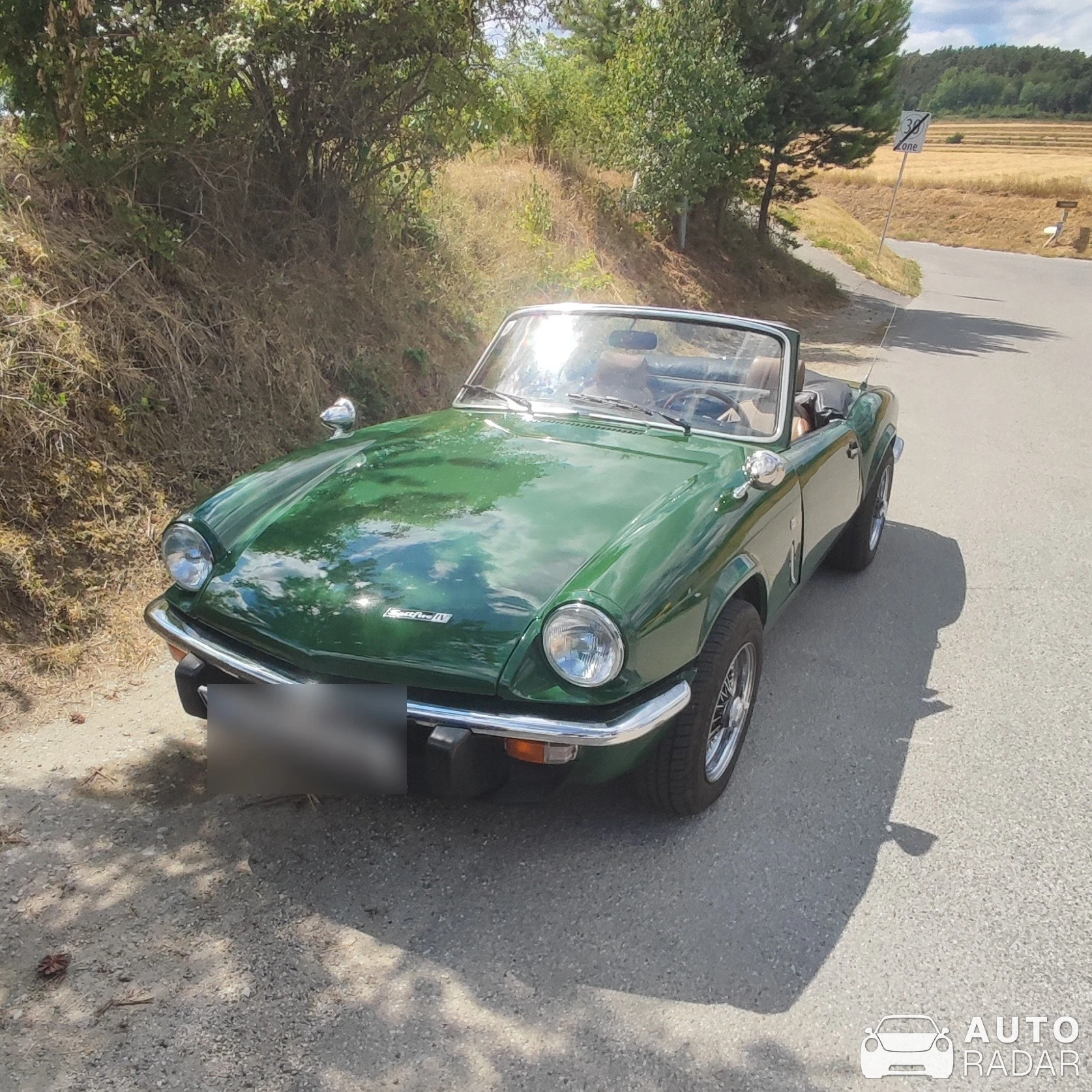 Triumph Spitfire spotted in Langenlois