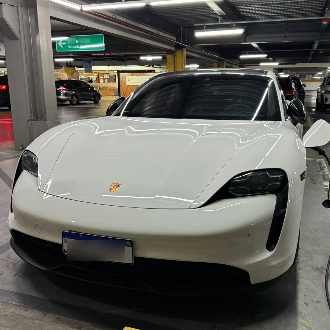 Porsche Taycan Turbo S spotted in Bom Retiro, Brazil