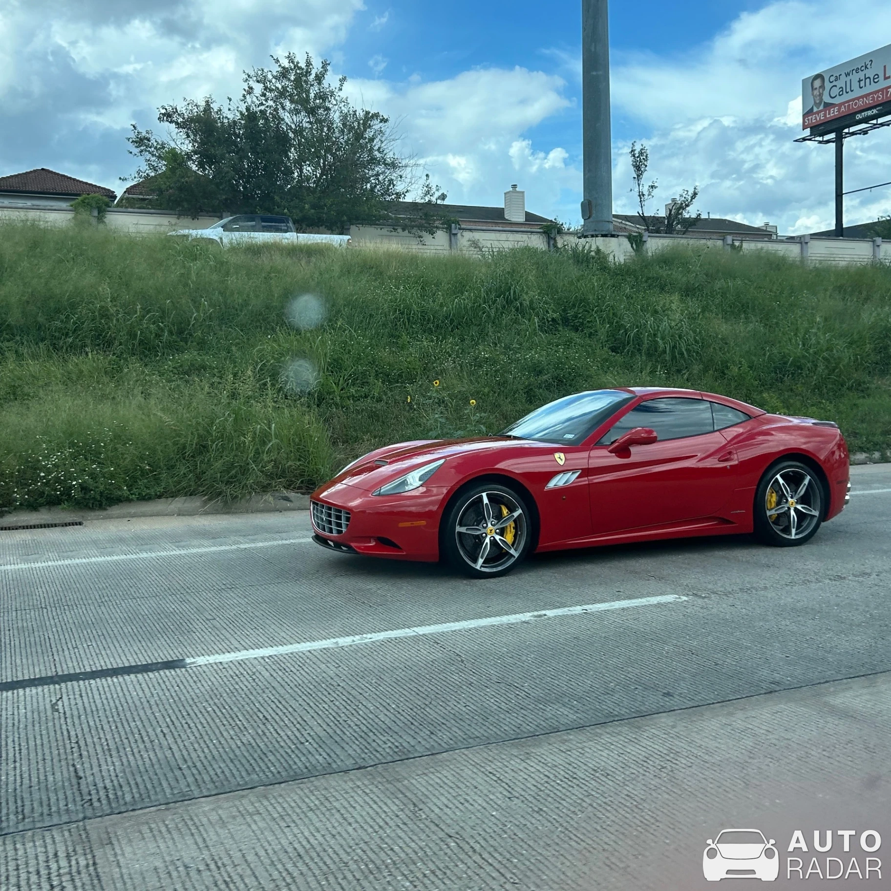 Ferrari California spotted in Houston, United States