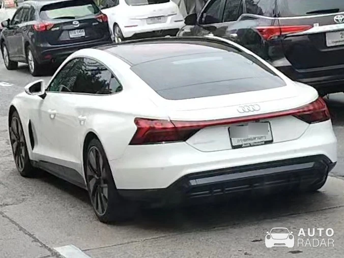 Audi E-Tron GT spotted in Khet Yan Nawa, Thailand