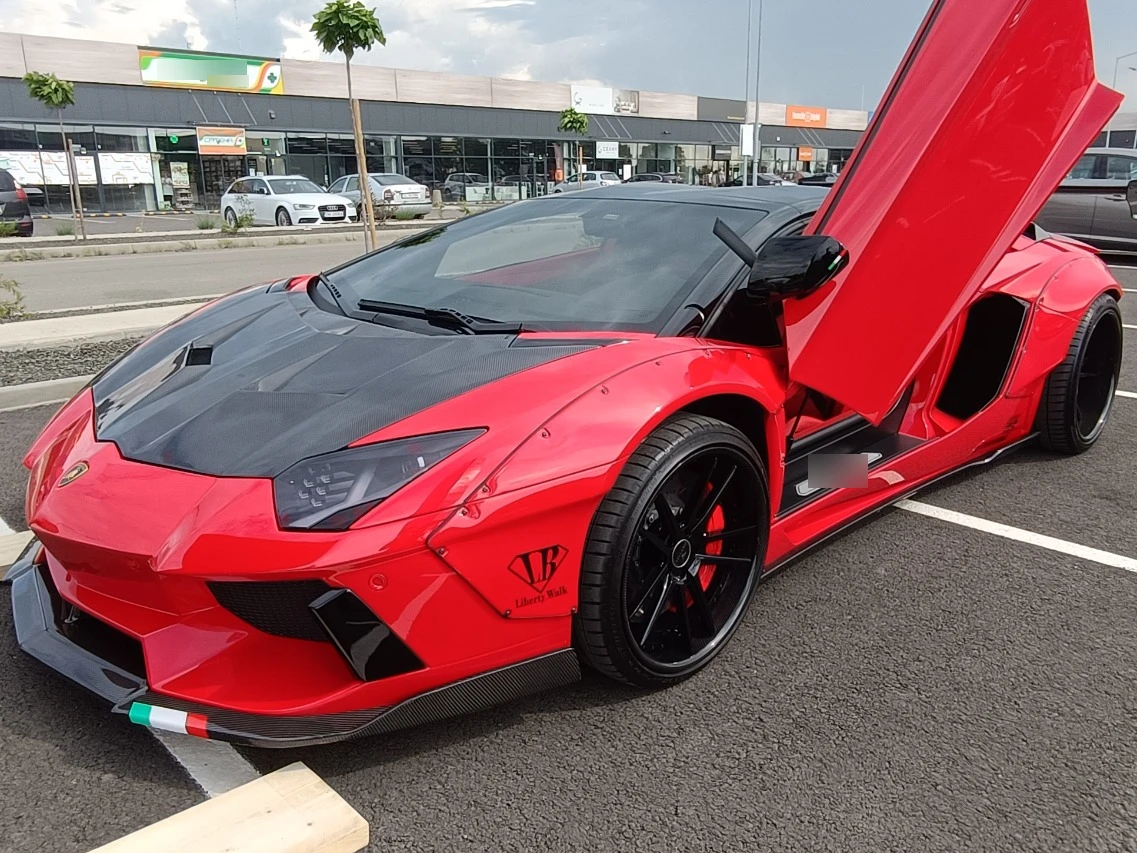 Lamborghini Aventador LP700-4 Liberty Walk LB Performance spotted in Moșnița Nouă, Romania
