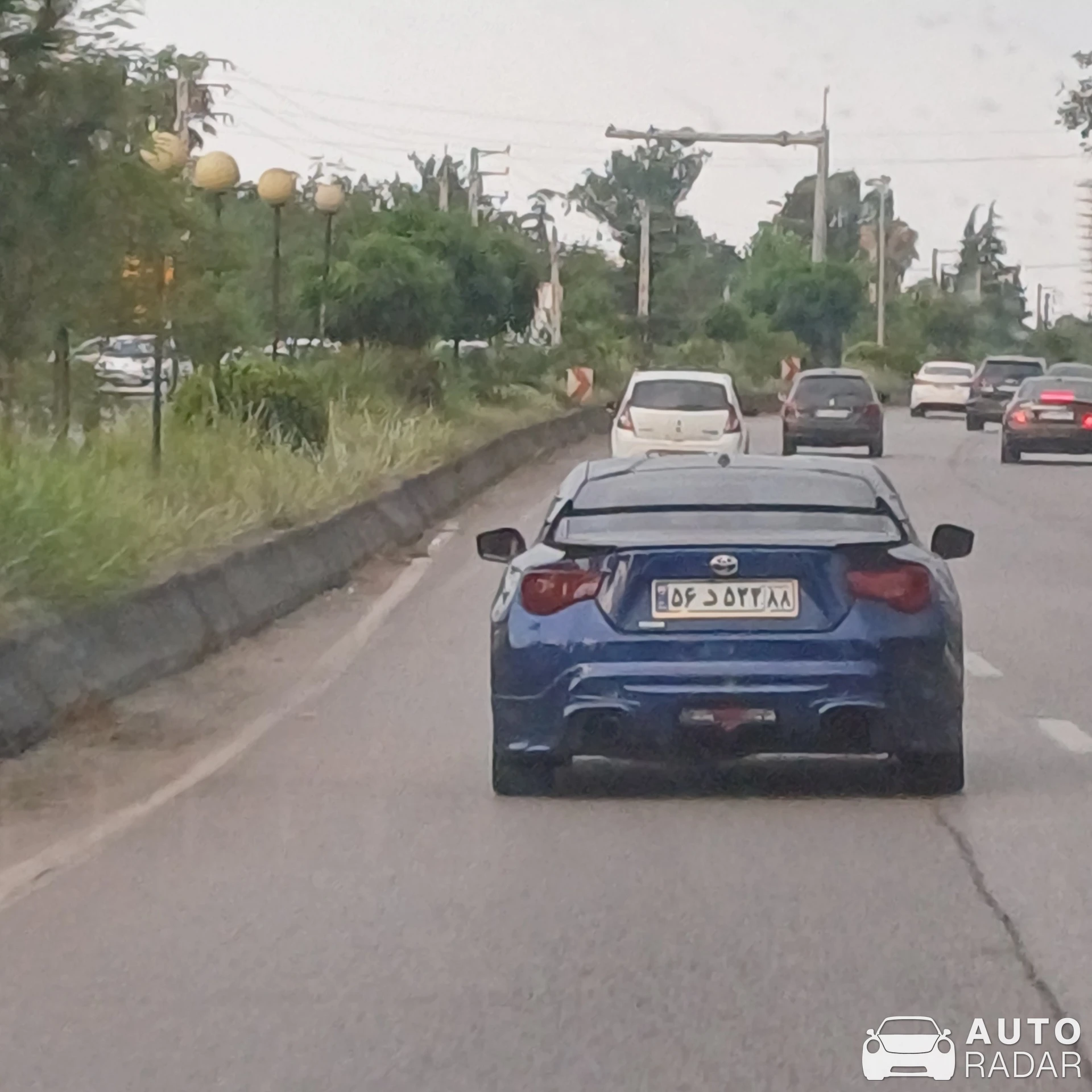 Toyota 86 spotted in Nur, Iran