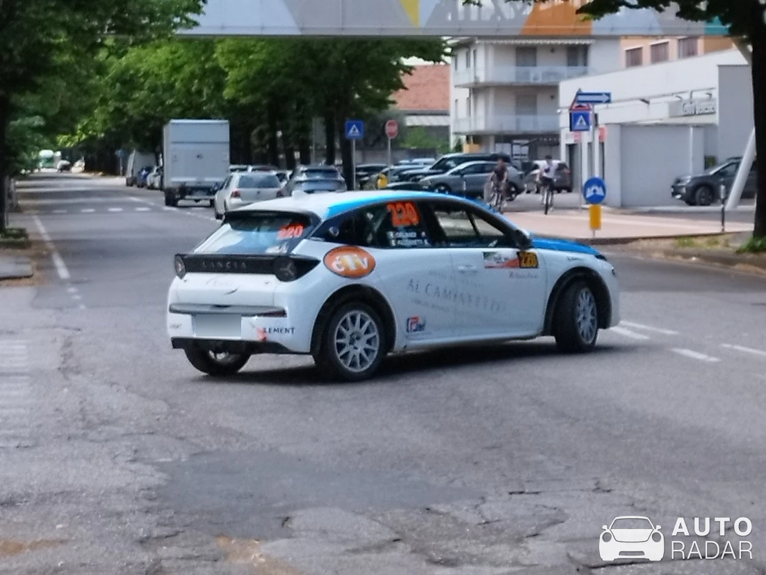 Lancia Ypsilon Rally 2 HF spotted in Verona