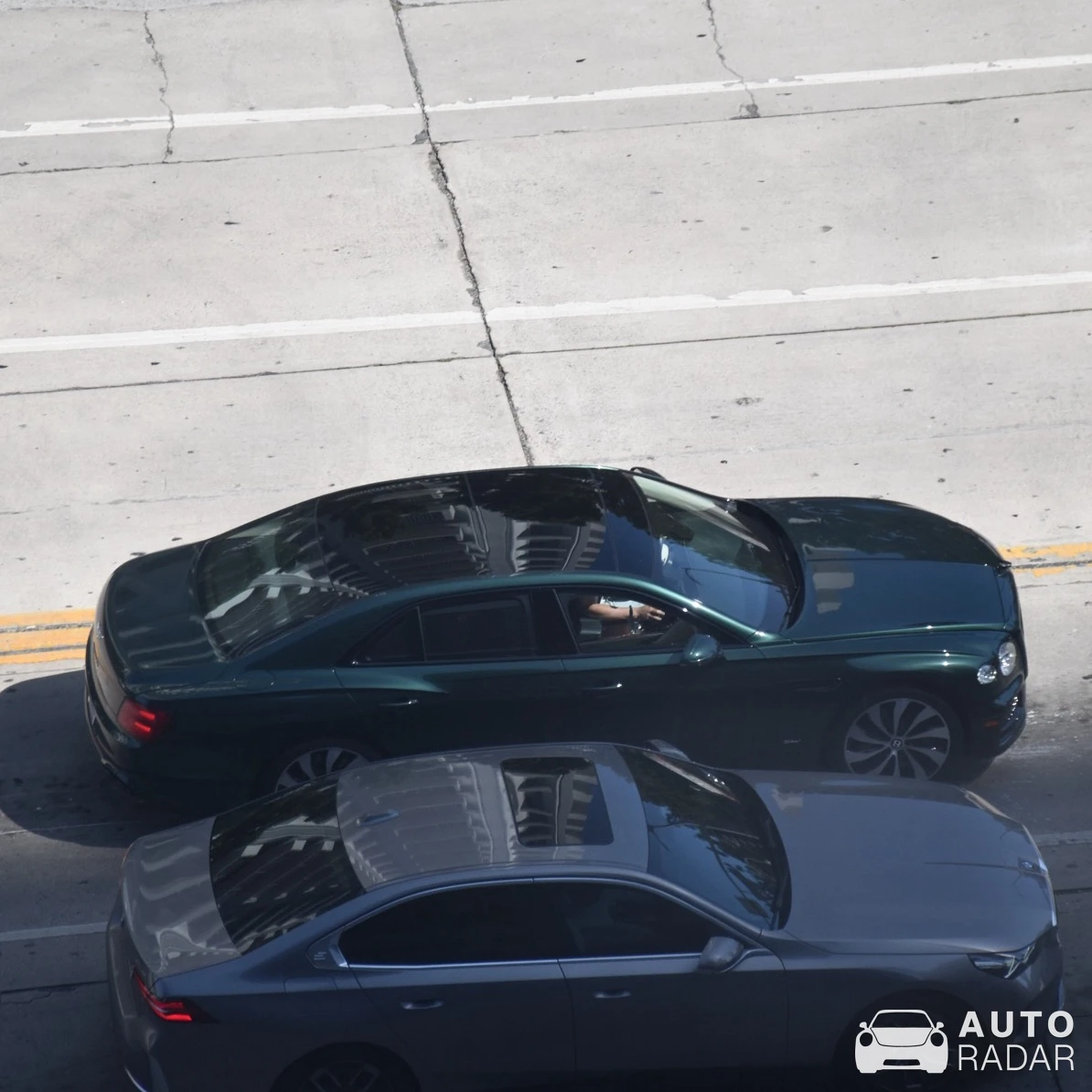 Bentley Flying Spur Hybrid spotted in Los Angeles