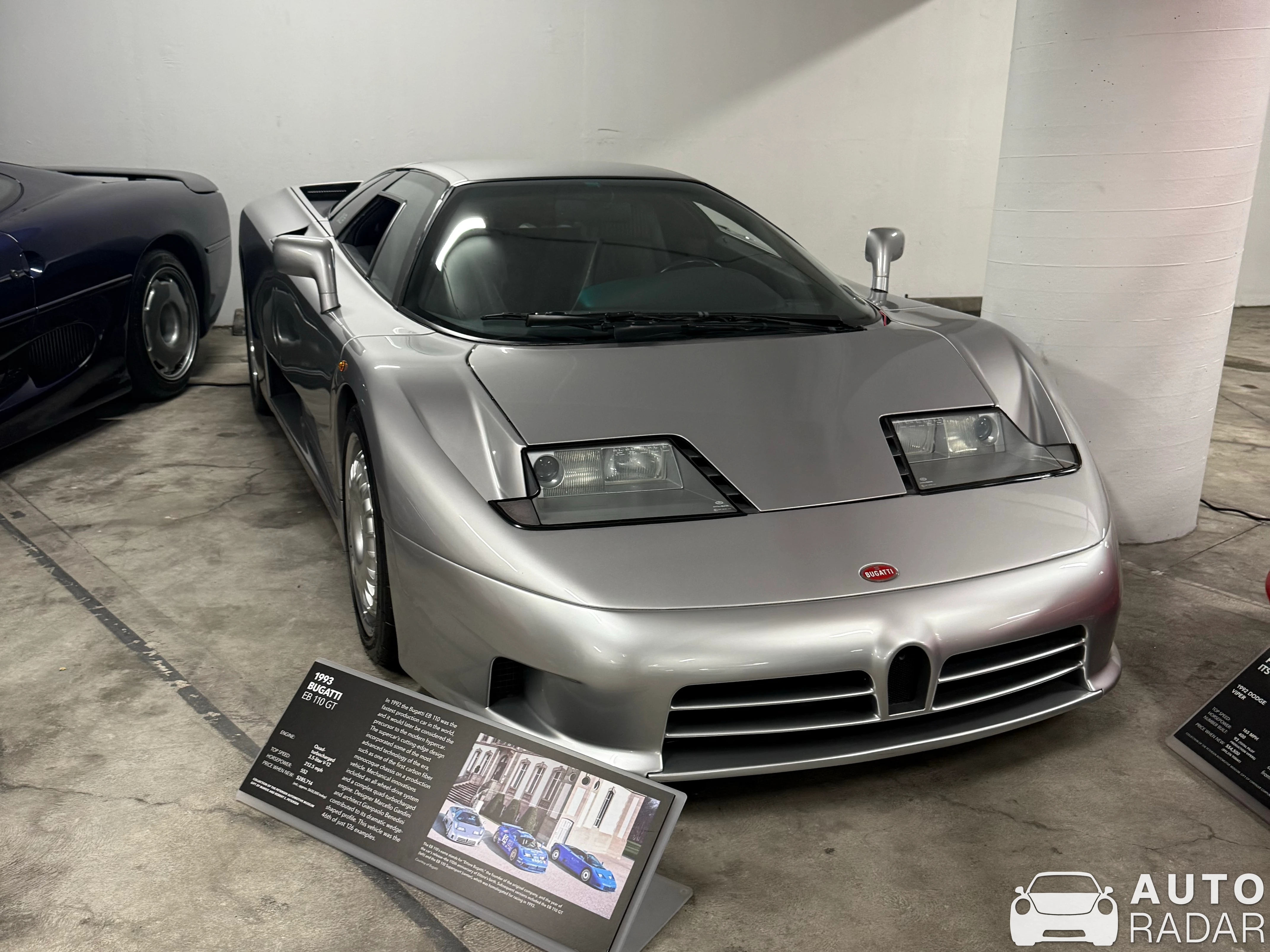 Bugatti EB110 spotted in Los Angeles