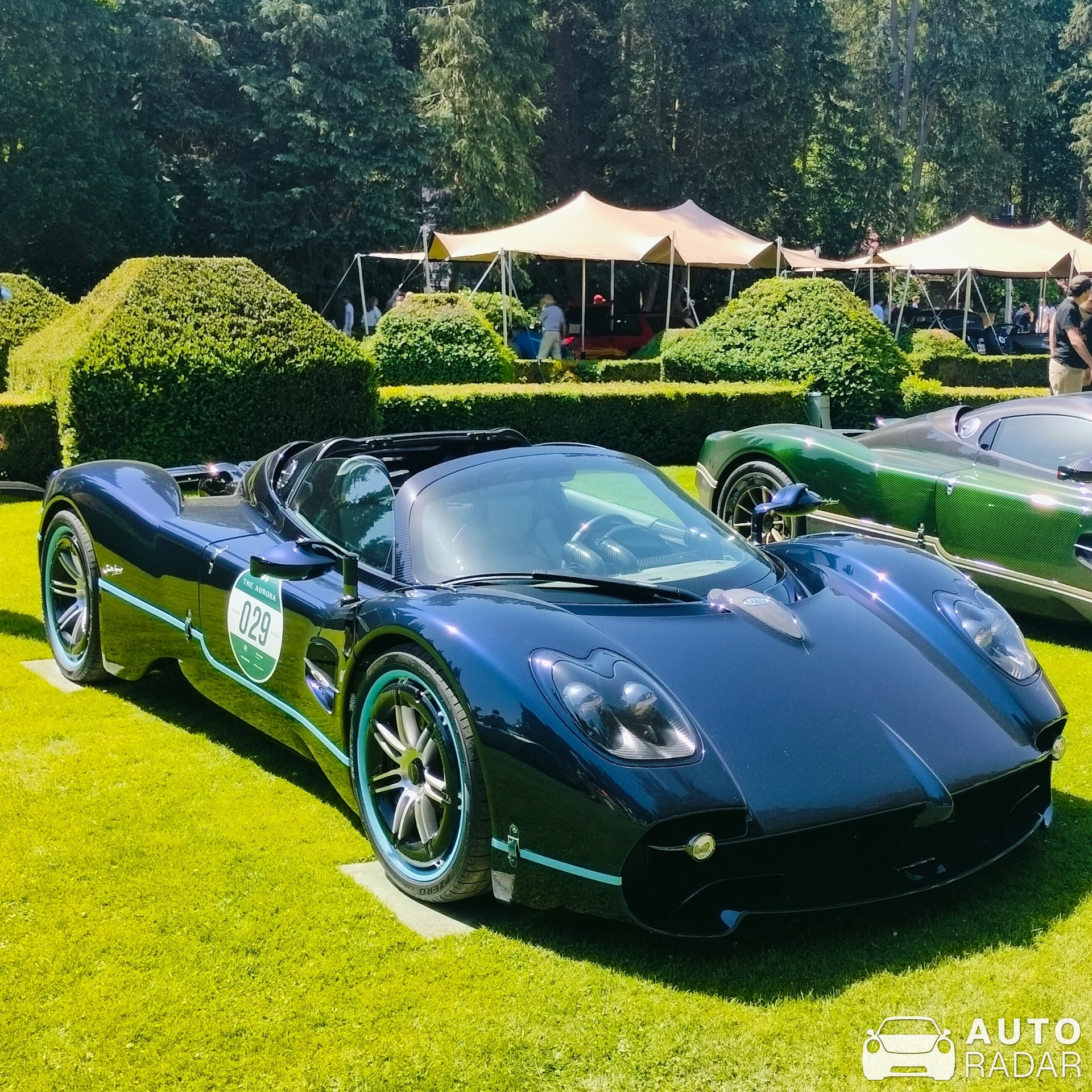 Pagani Utopia Roadster spotted in Båstad