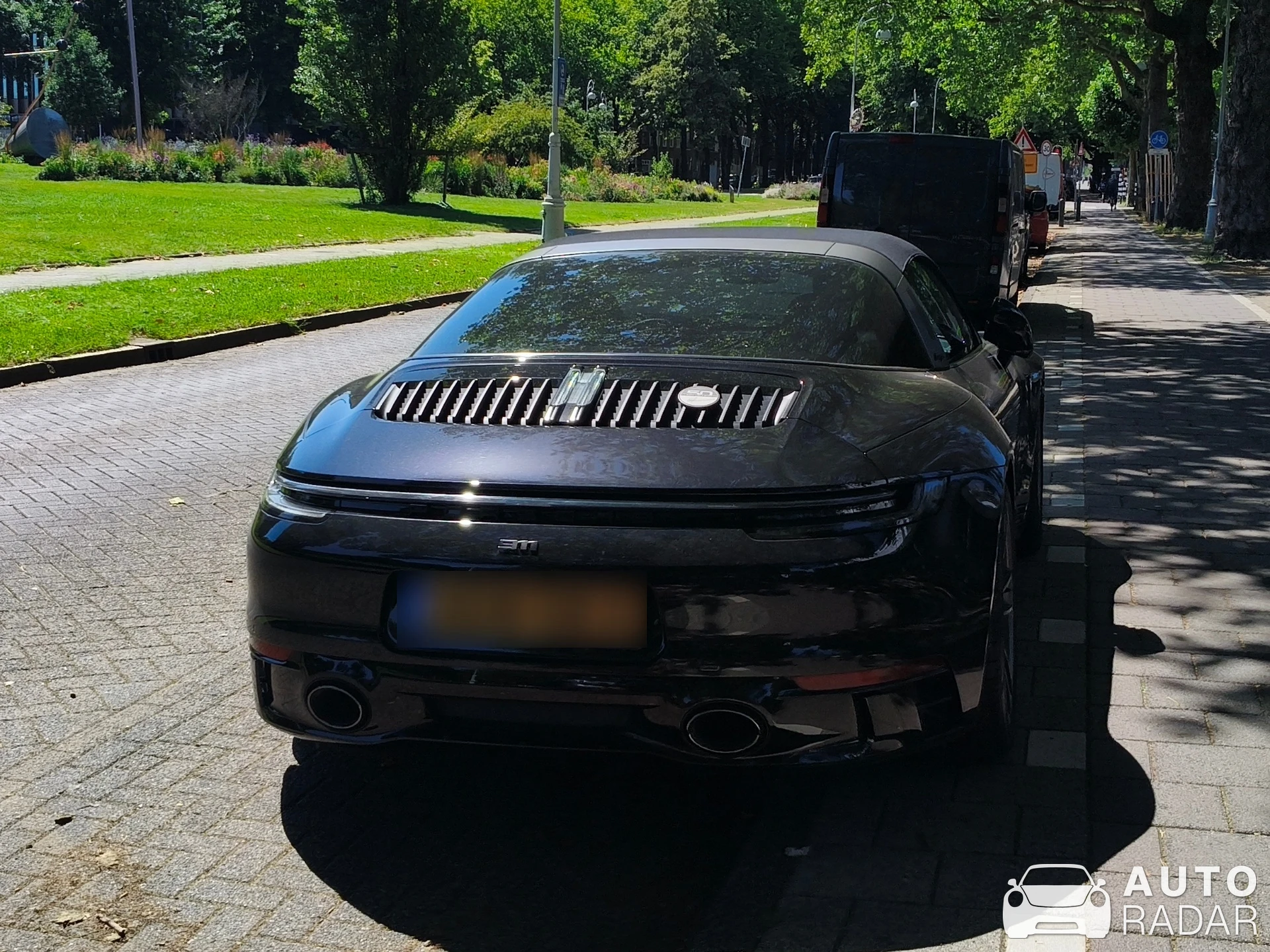 Porsche 992 Targa 4 GTS 50 Years of Porsche Design spotted in Amsterdam