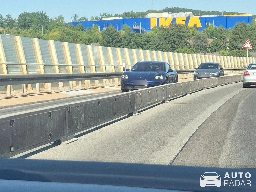 Porsche Taycan spotted in Siegen