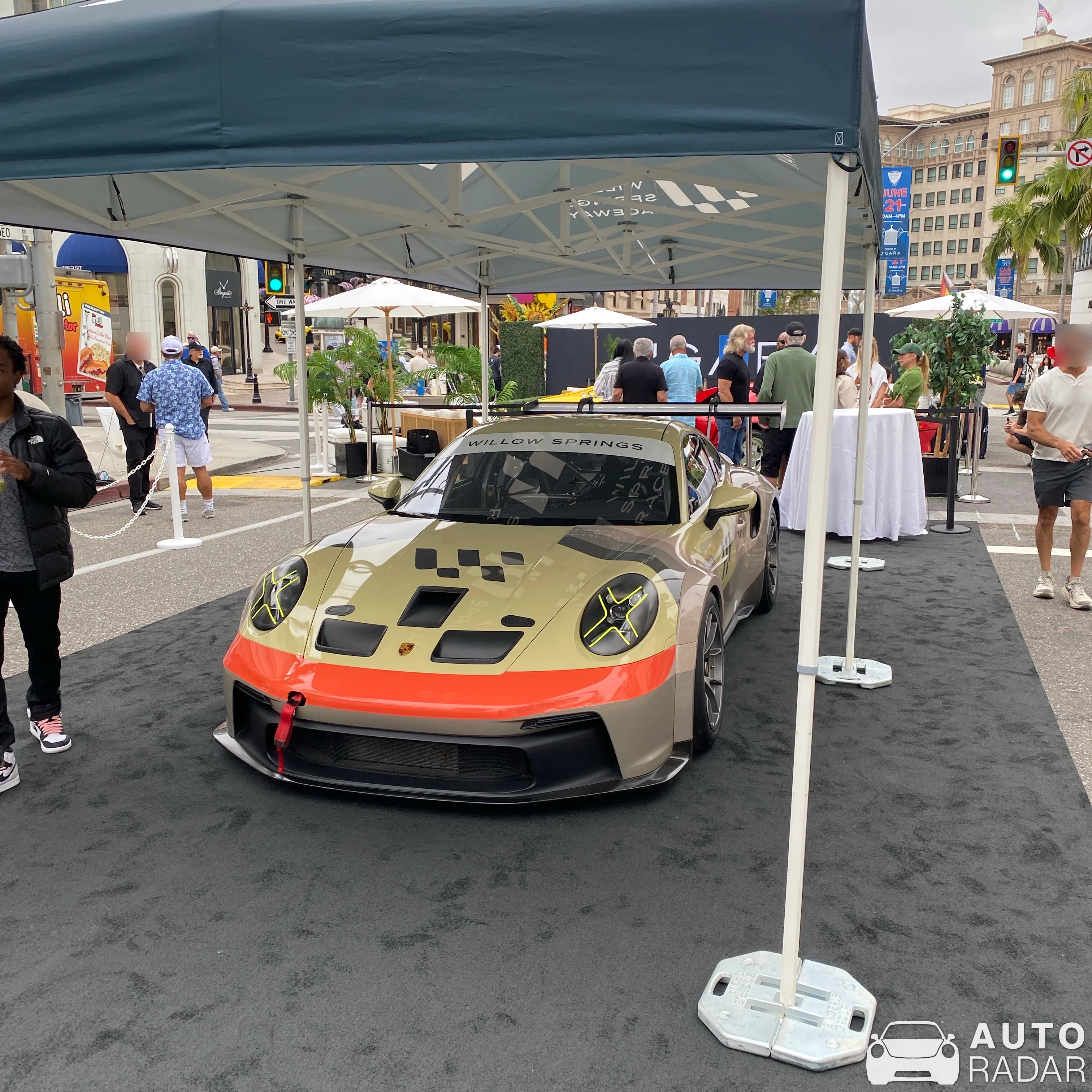 Porsche 992 GT3 Cup spotted in Beverly Hills