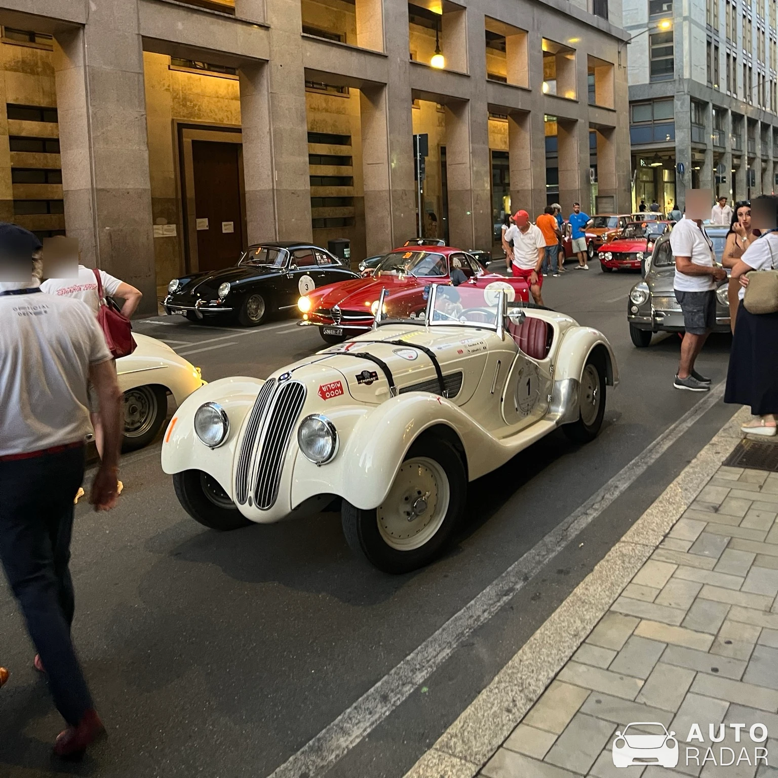 BMW 328 Mille Miglia Bügelfalte Roadster spotted in Varese