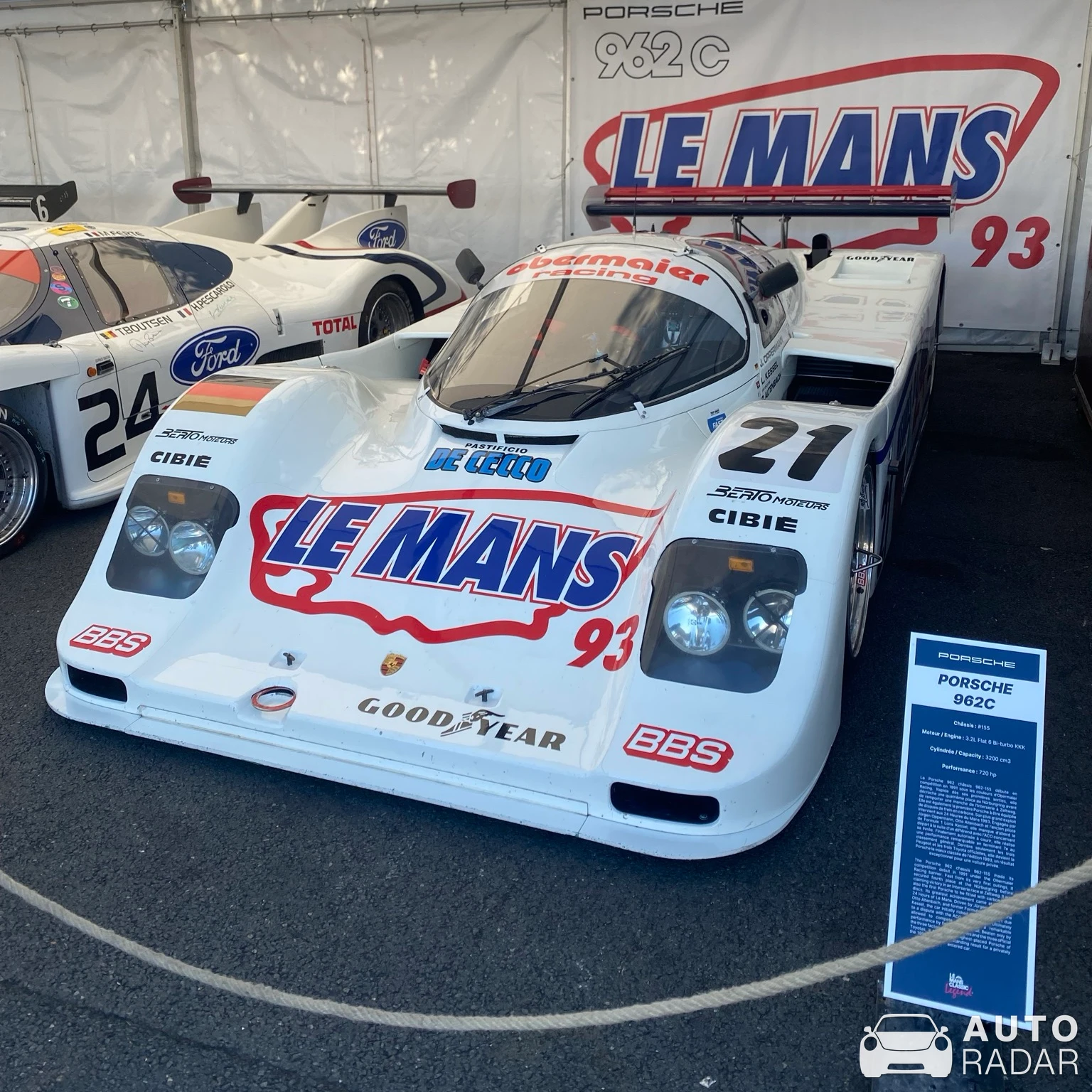 Porsche 962 spotted in Le Mans