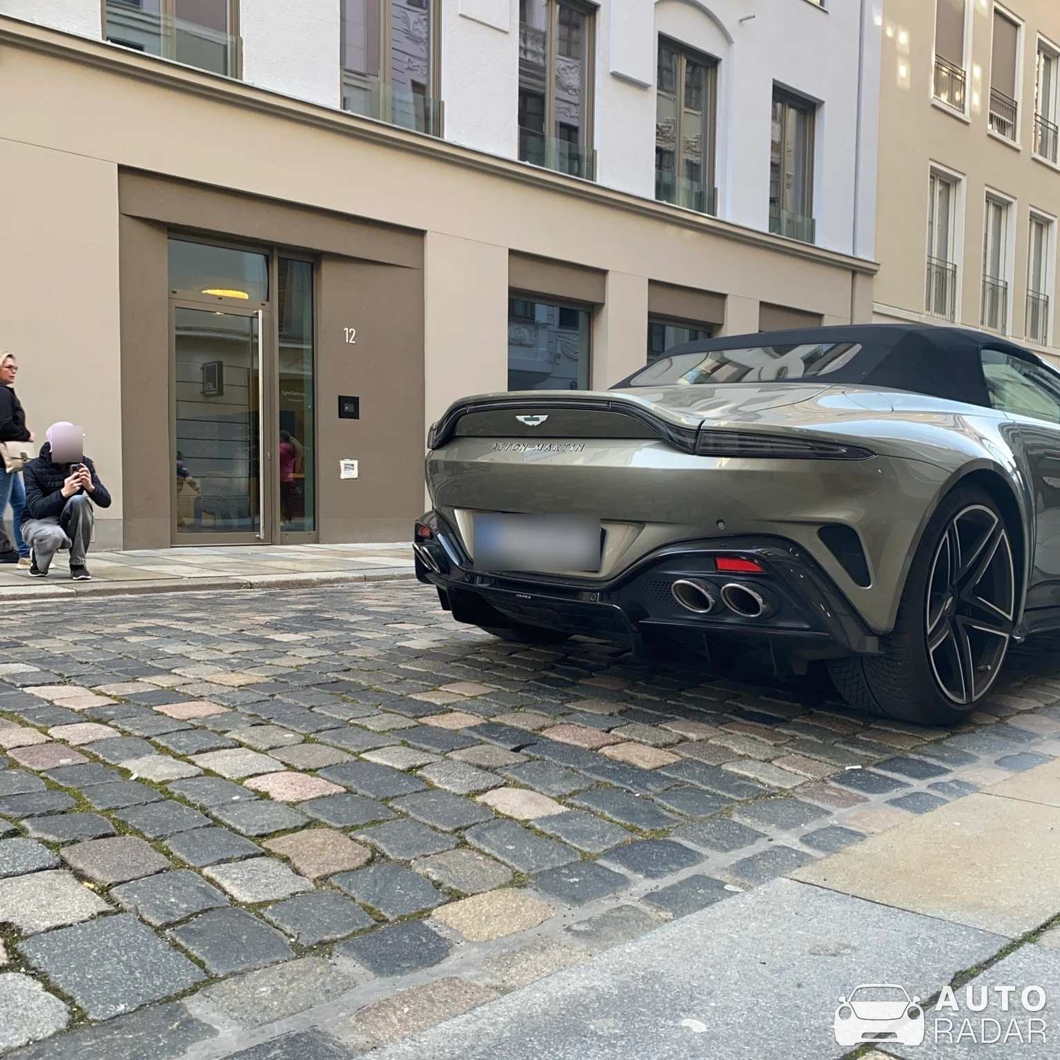 Aston Martin Vantage Roadster 2024 spotted in Dresden